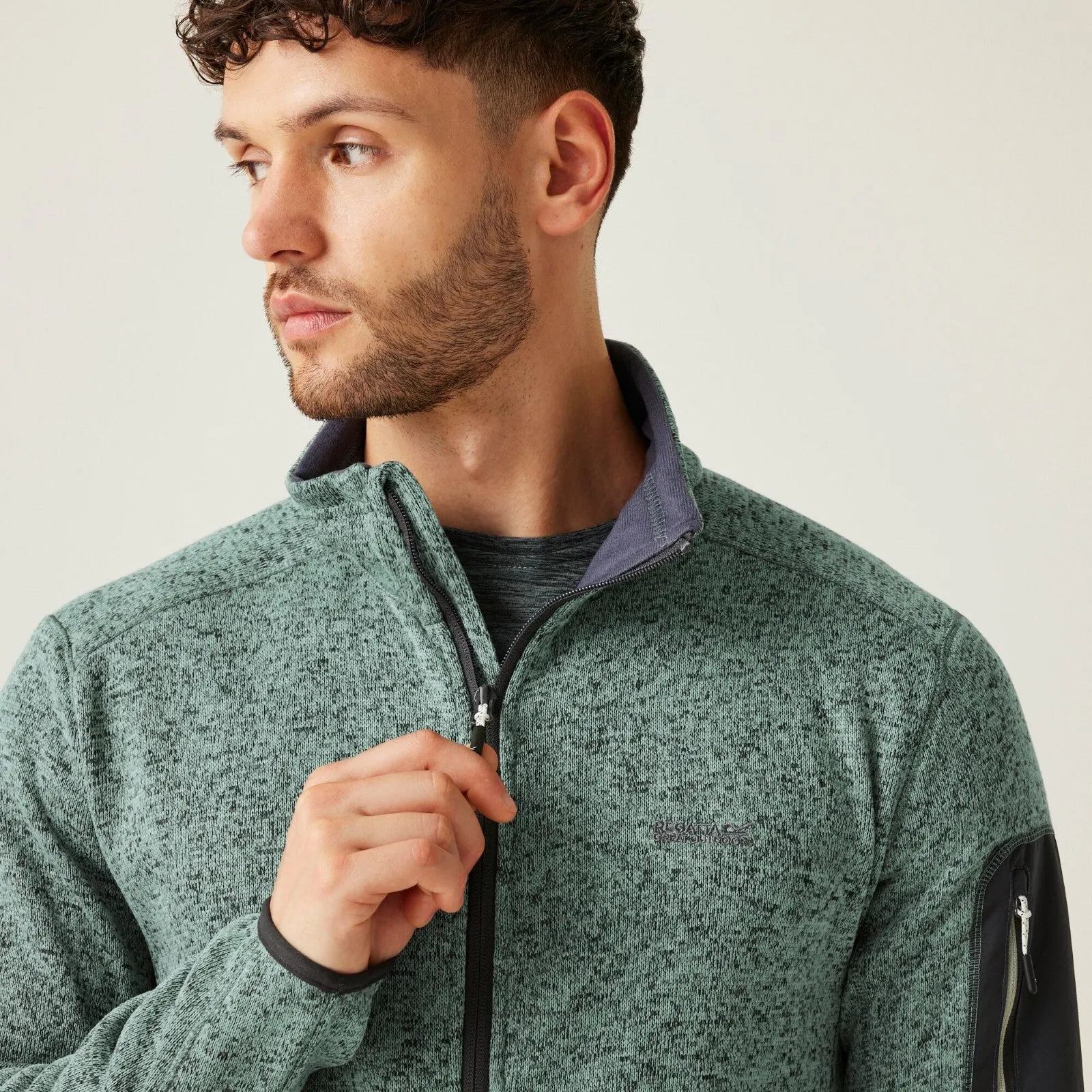 Regatta Mens Newhill Full Zip High Neck Fleece