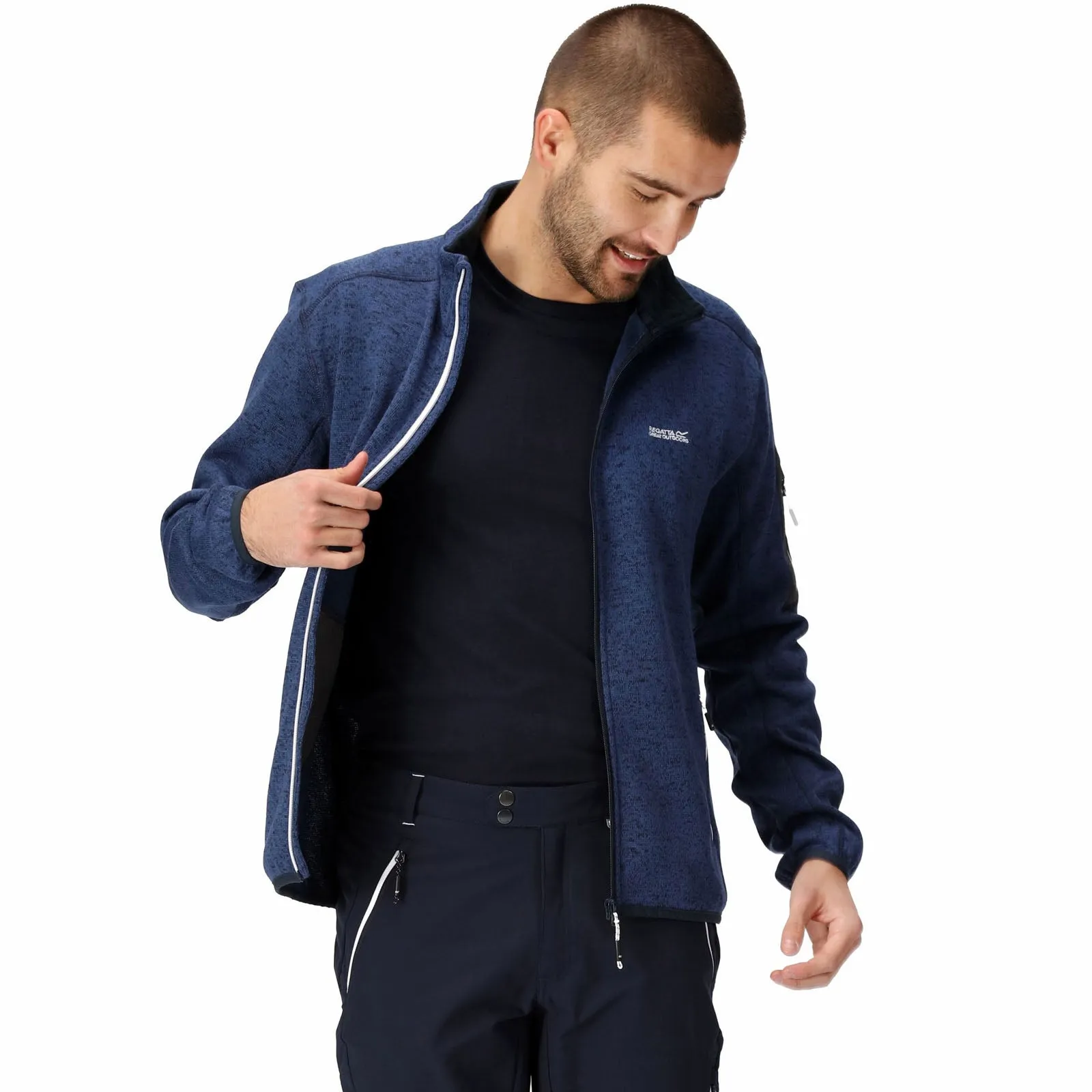 Regatta Mens Newhill Full Zip High Neck Fleece