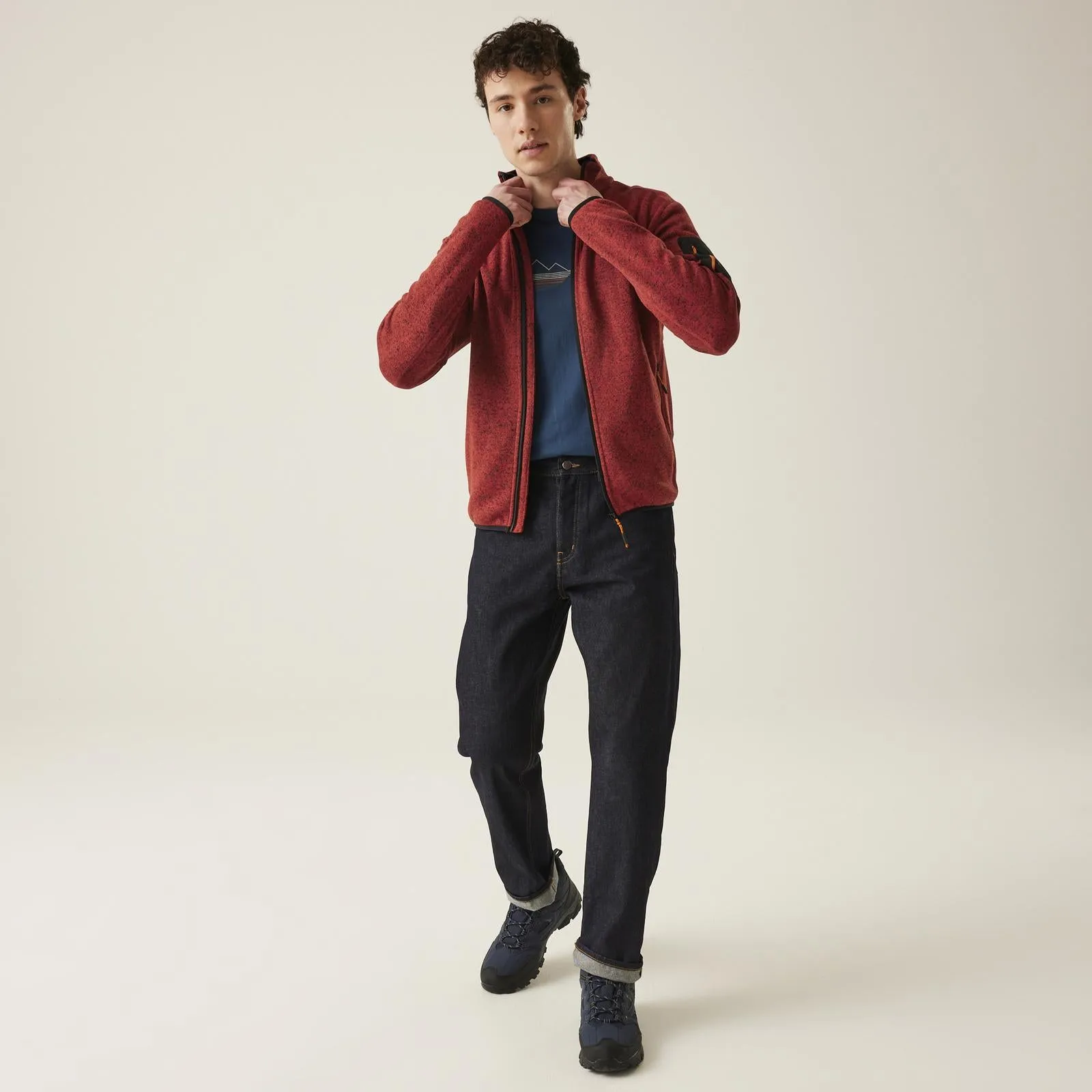 Regatta Mens Newhill Full Zip High Neck Fleece