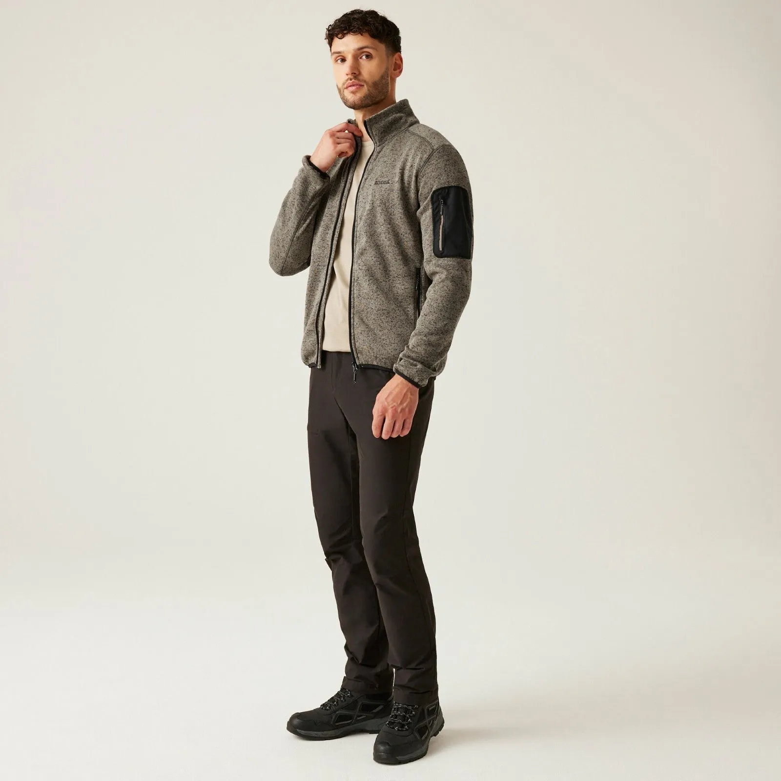 Regatta Mens Newhill Full Zip High Neck Fleece