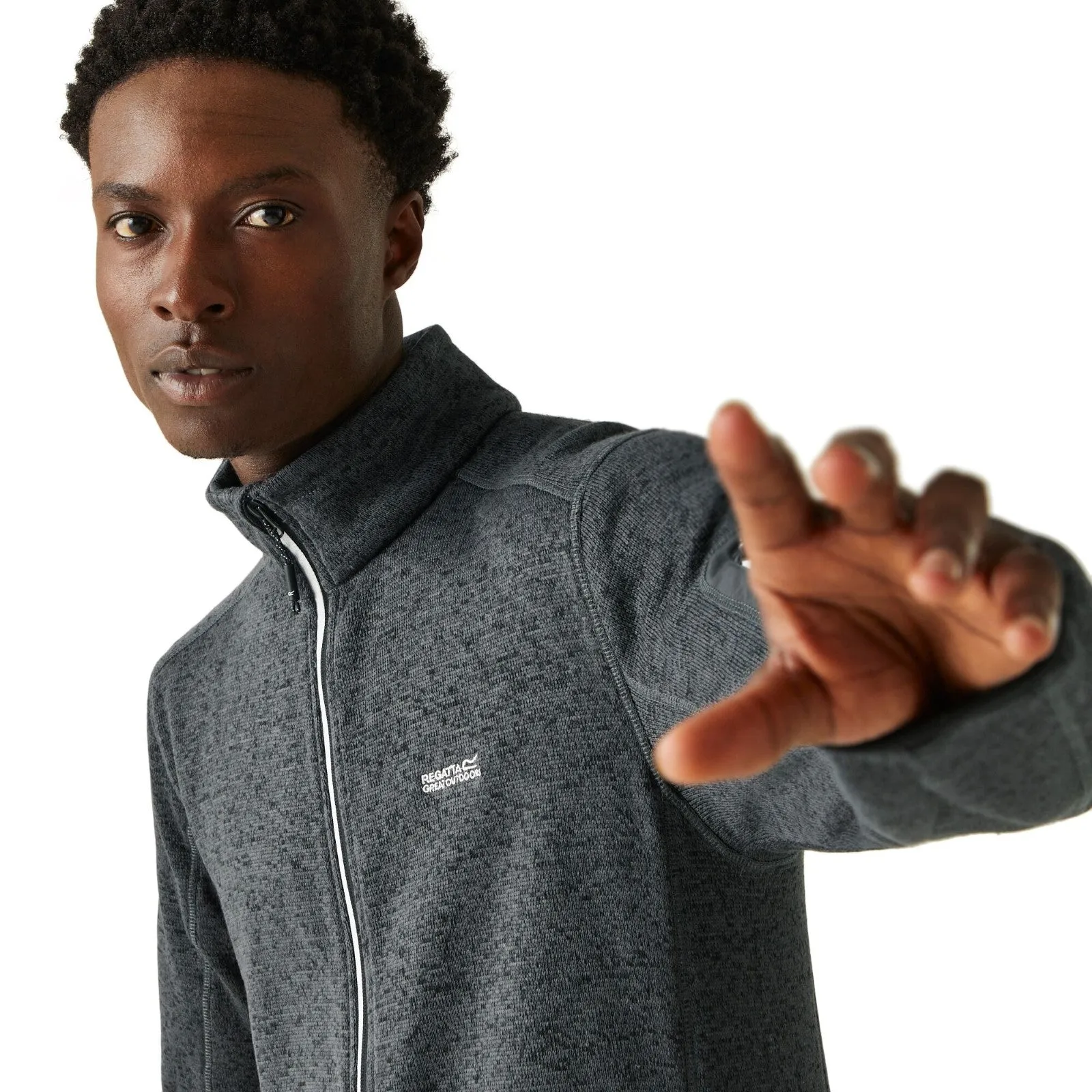 Regatta Mens Newhill Full Zip High Neck Fleece