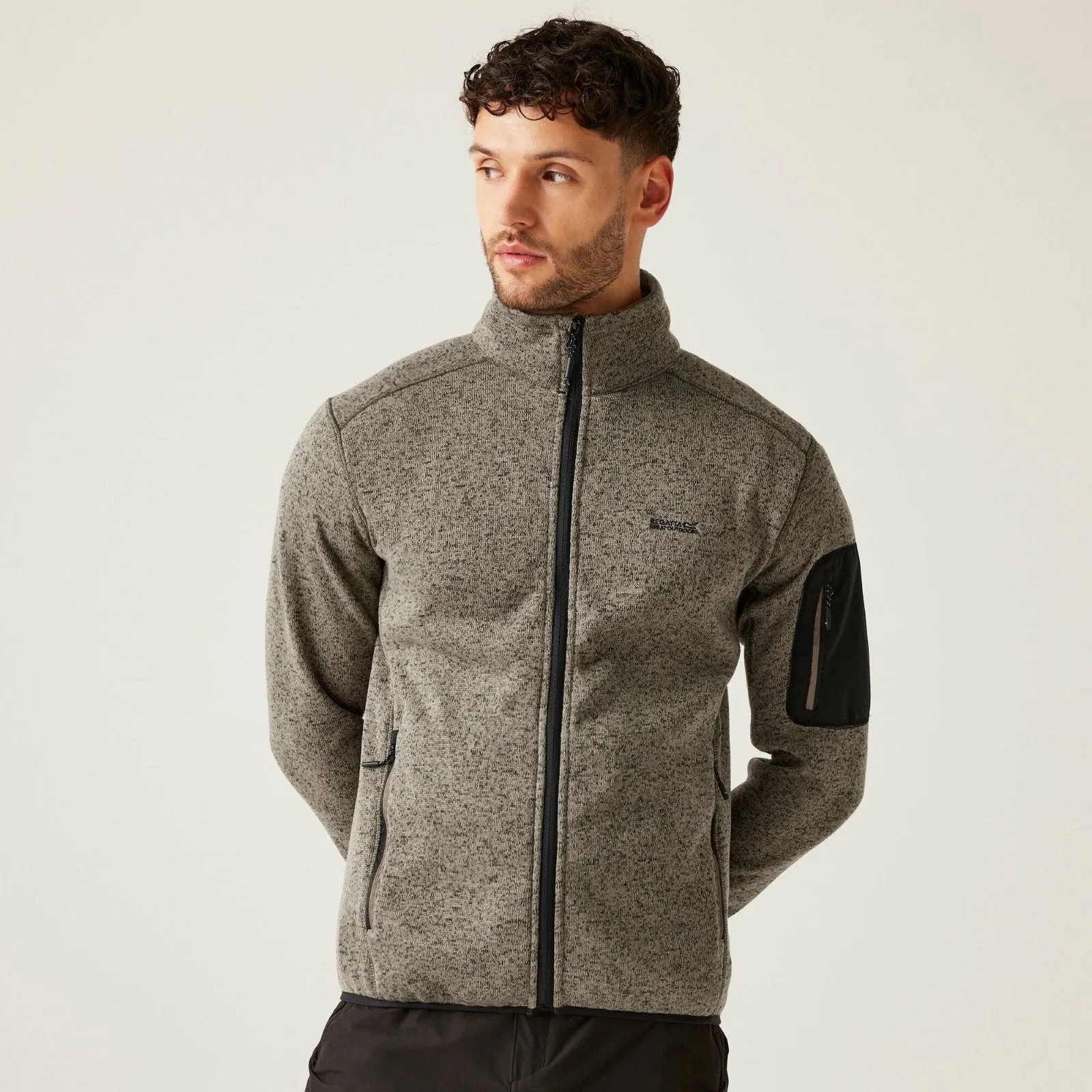 Regatta Mens Newhill Full Zip High Neck Fleece
