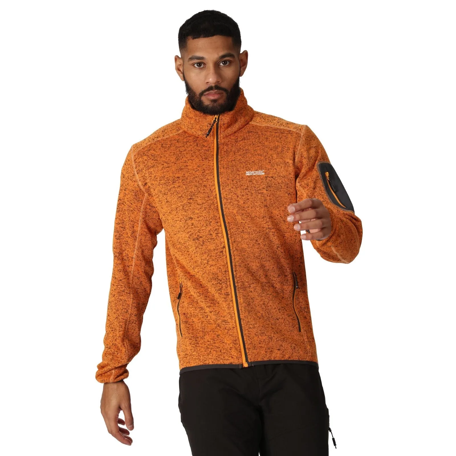 Regatta Mens Newhill Full Zip High Neck Fleece