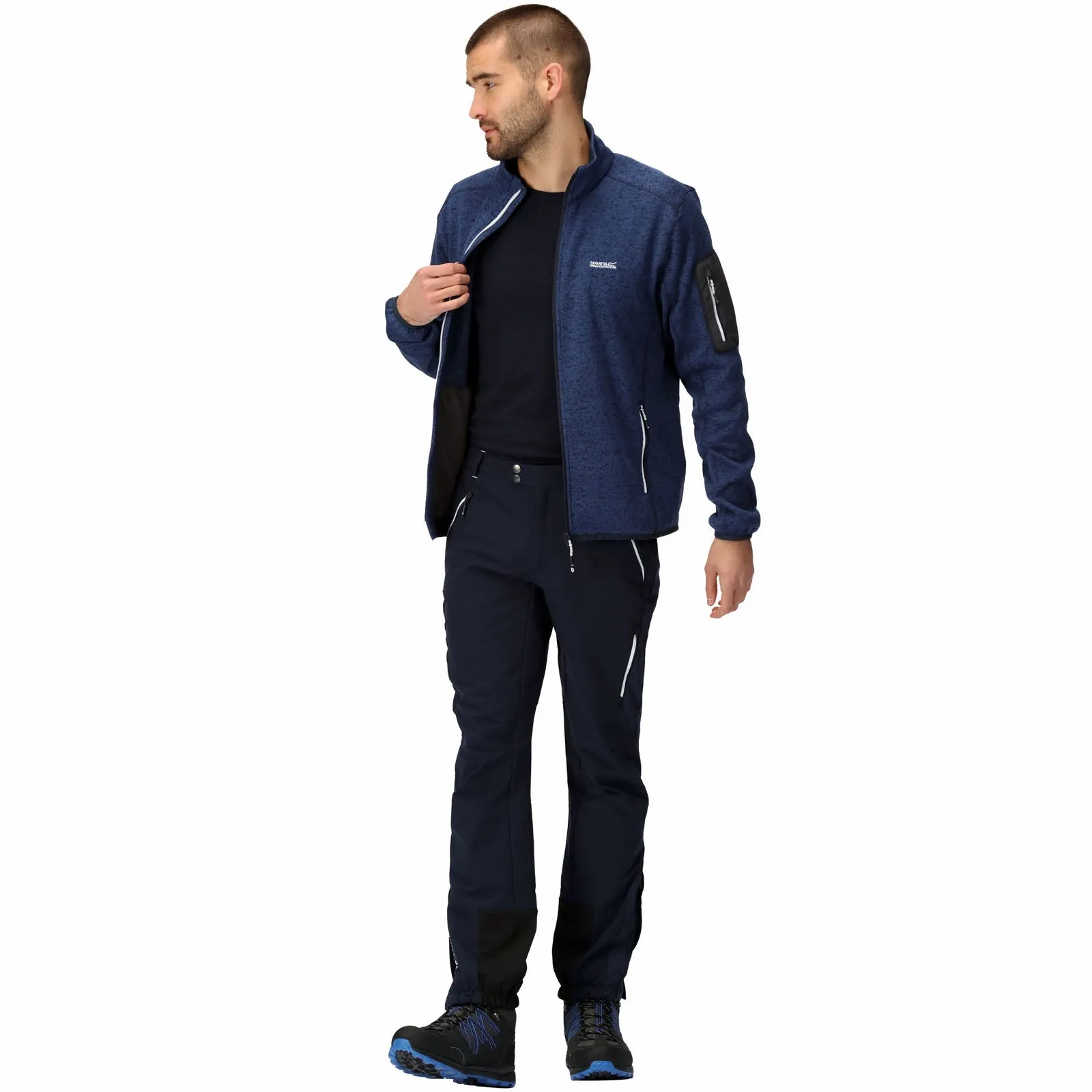 Regatta Mens Newhill Full Zip High Neck Fleece