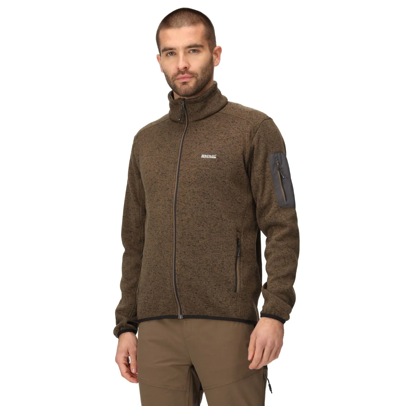 Regatta Mens Newhill Full Zip High Neck Fleece