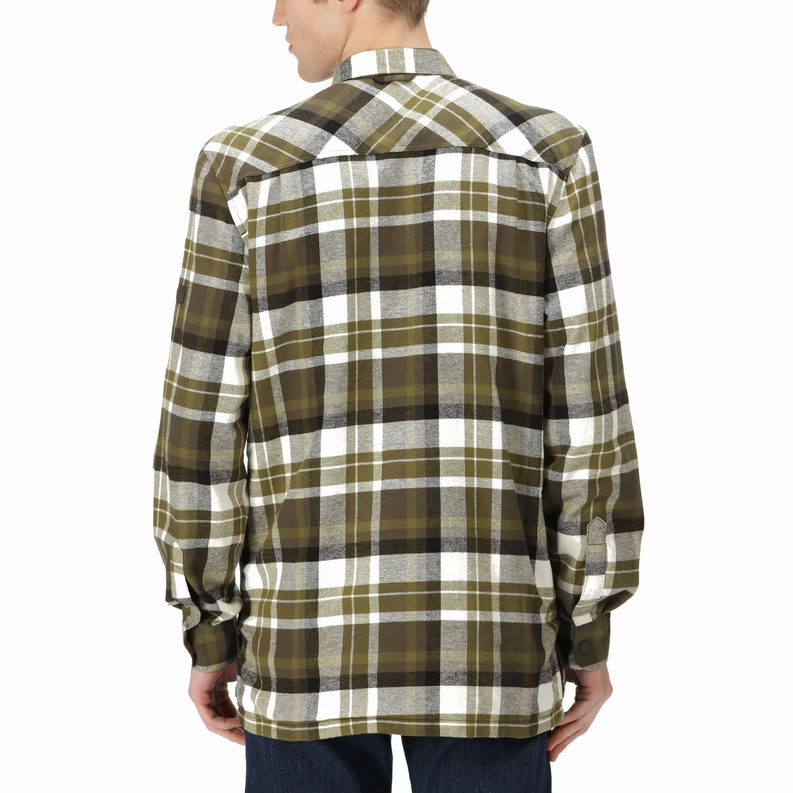 Regatta Mens Thamos Long Sleeve Checkered Brushed Shirt