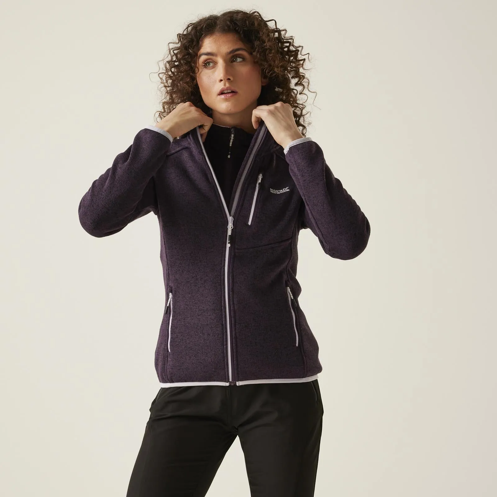 Regatta Newhill Full Zip Hooded Winter Fleece Jacket
