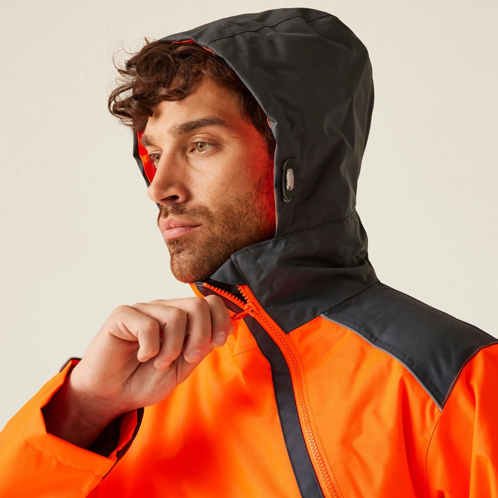 Regatta Professional Mens Hi-VIS Tactical Windbreaker