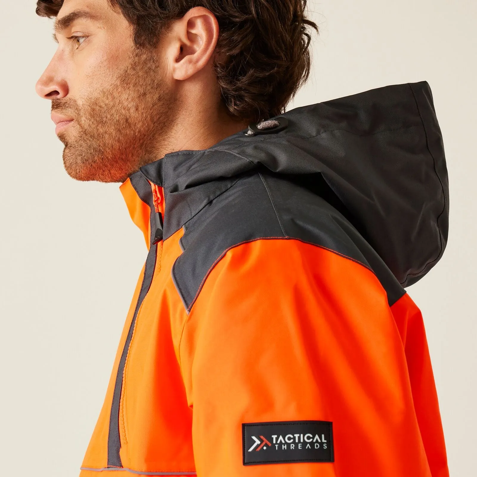 Regatta Professional Mens Hi-VIS Tactical Windbreaker