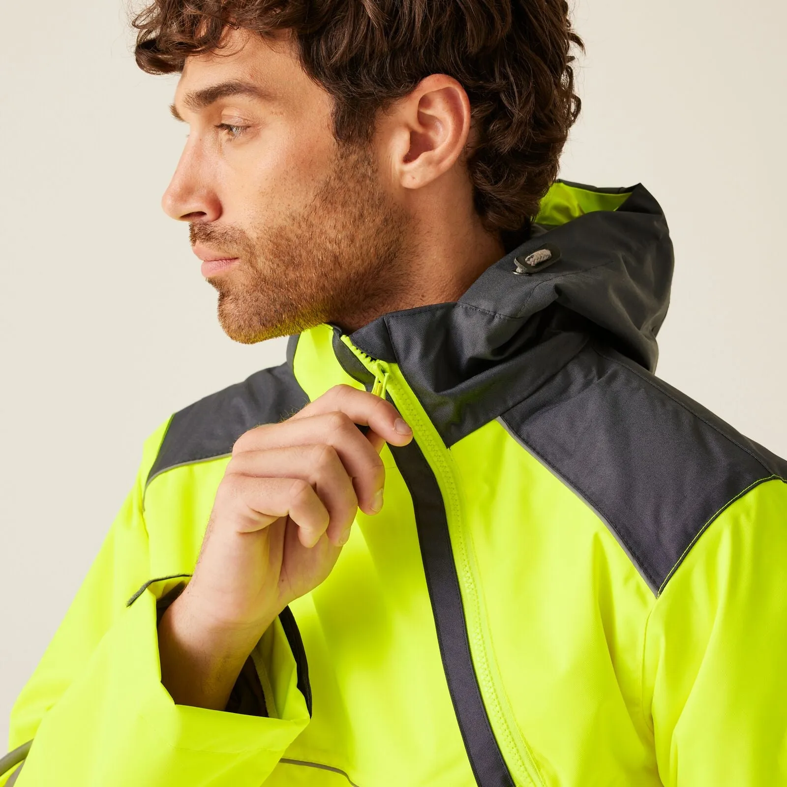 Regatta Professional Mens Hi-VIS Tactical Windbreaker