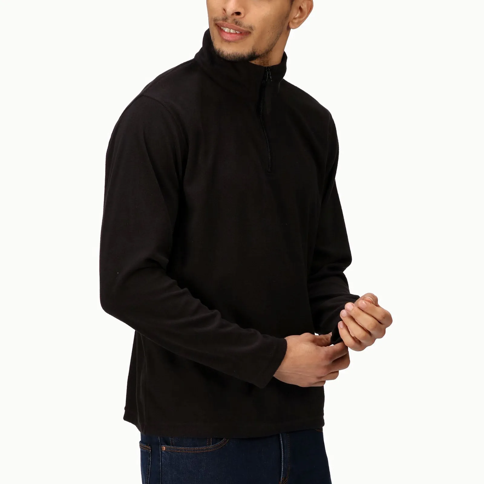 Regatta Professional Mens Micro Zip Pullover Half Zip Fleece