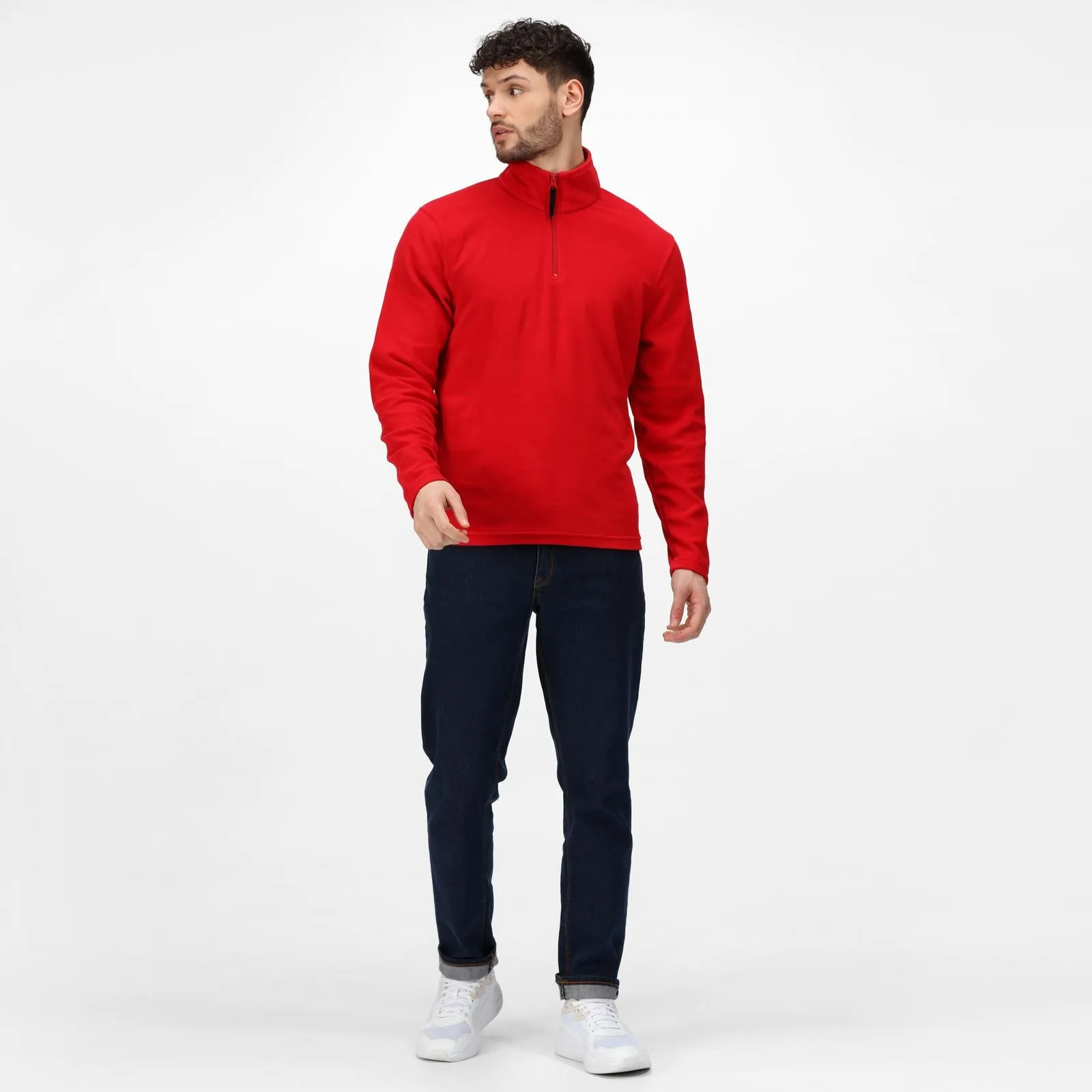 Regatta Professional Mens Micro Zip Pullover Half Zip Fleece