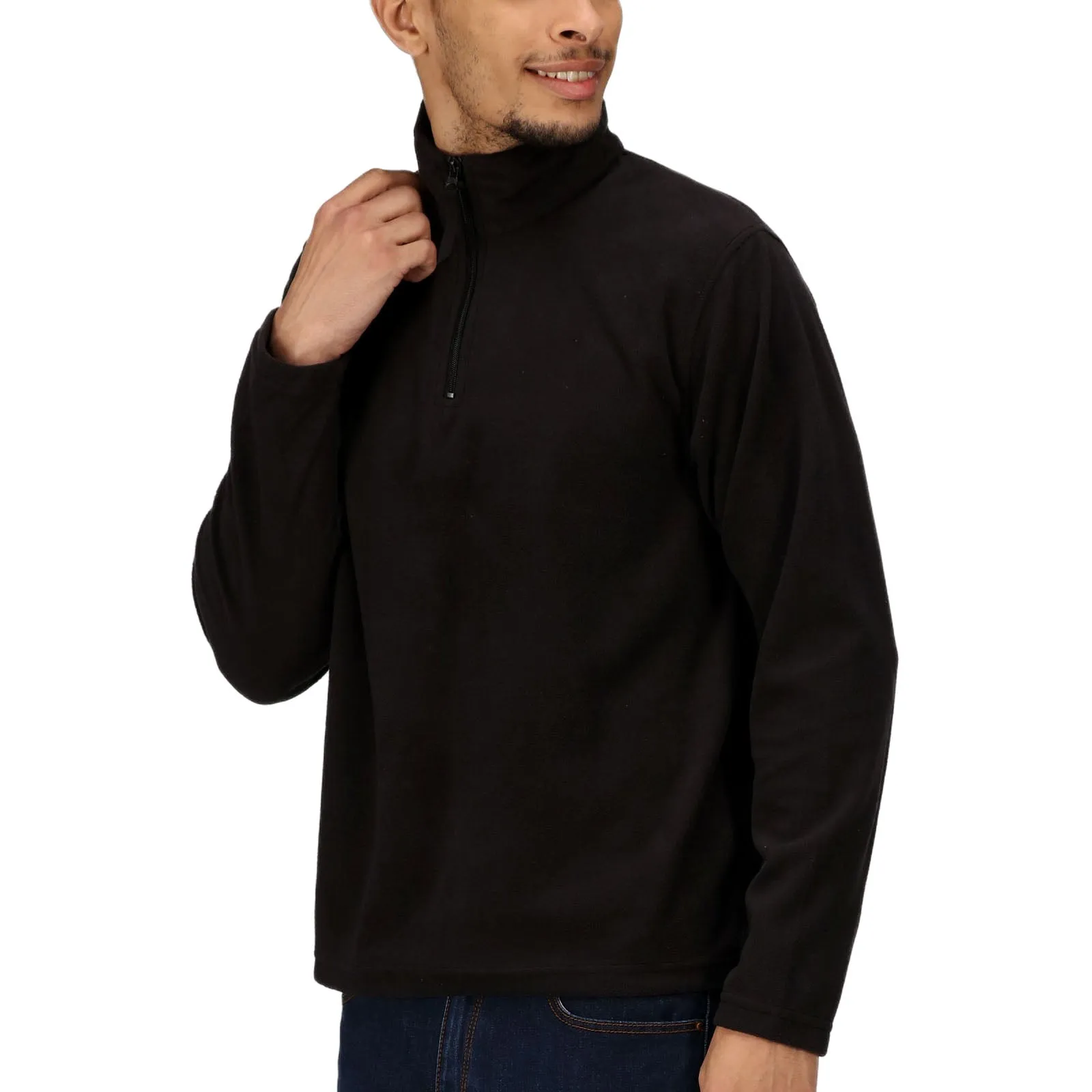 Regatta Professional Mens Micro Zip Pullover Half Zip Fleece