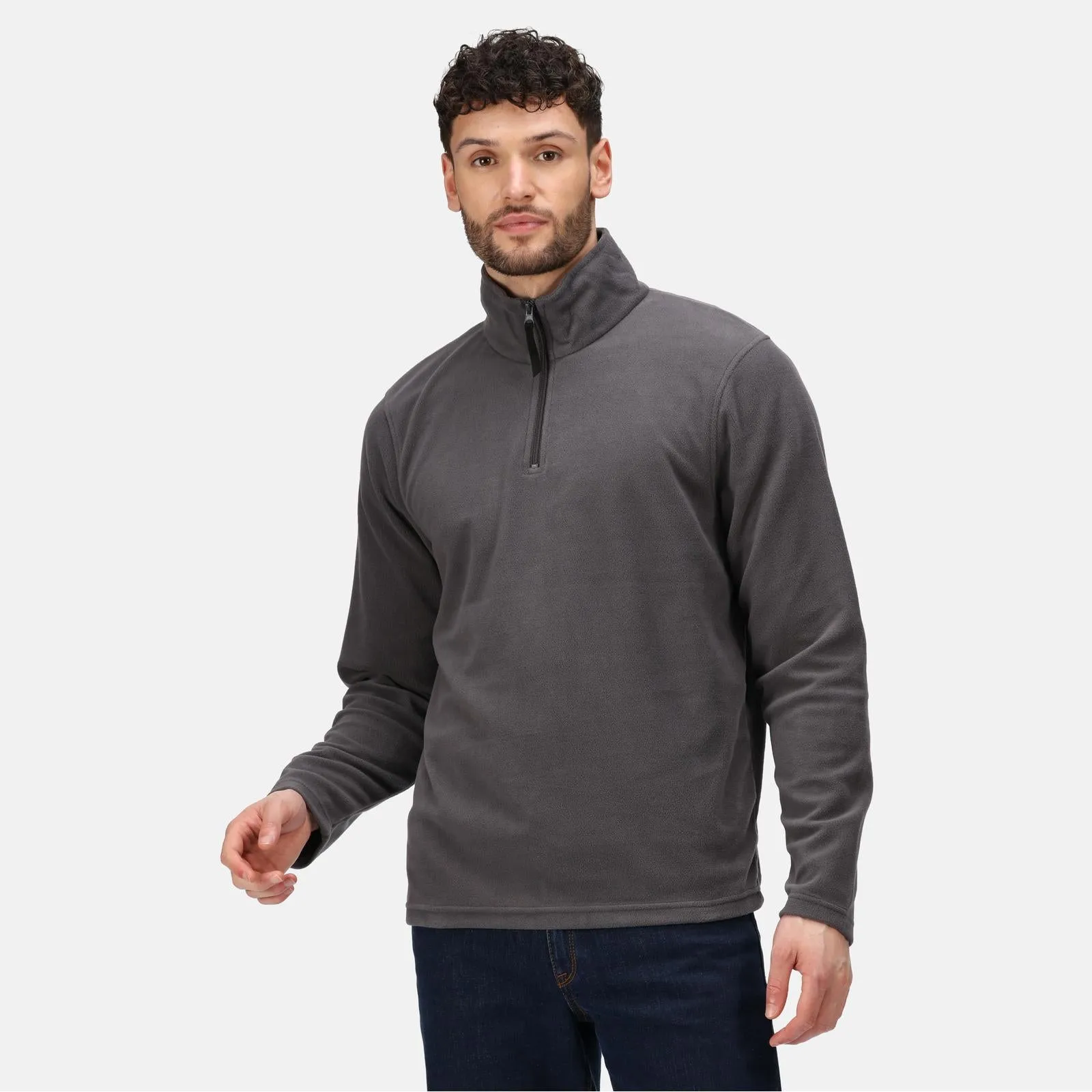 Regatta Professional Mens Micro Zip Pullover Half Zip Fleece