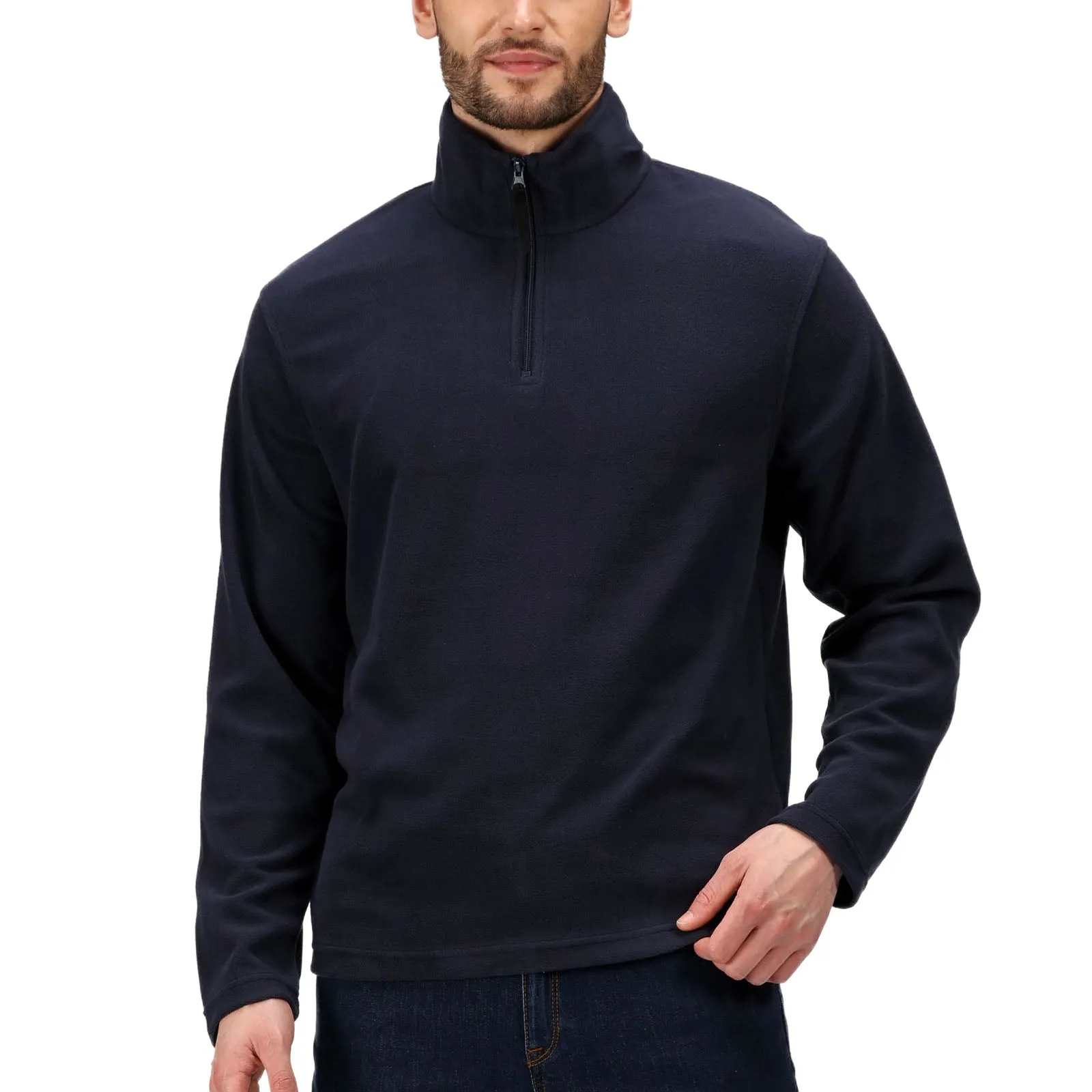 Regatta Professional Mens Micro Zip Pullover Half Zip Fleece
