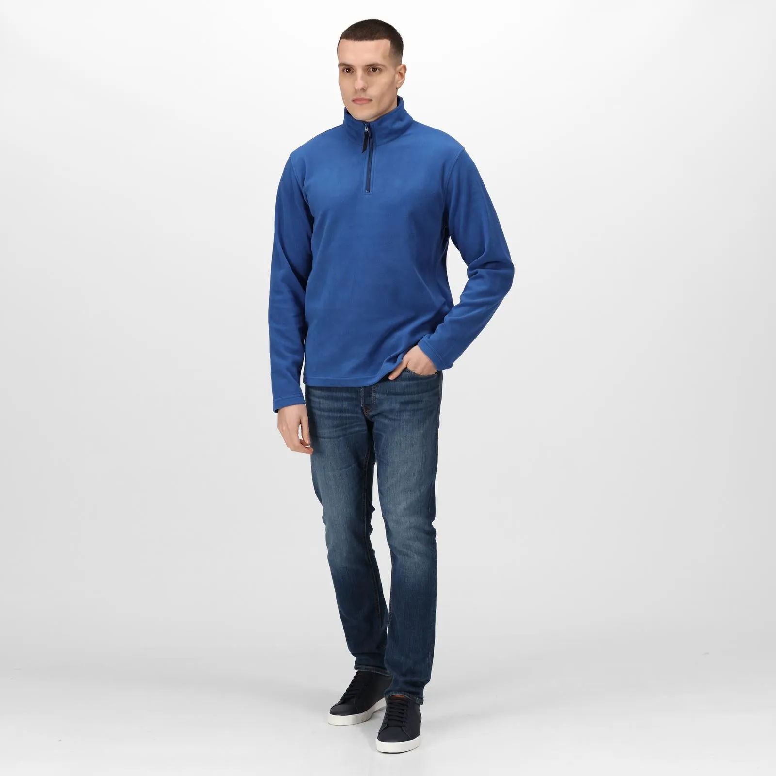 Regatta Professional Mens Micro Zip Pullover Half Zip Fleece