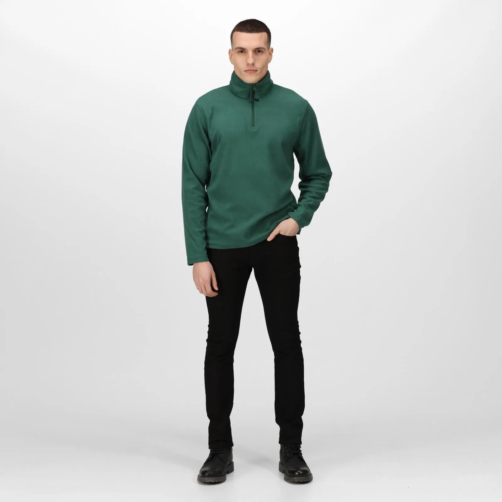 Regatta Professional Mens Micro Zip Pullover Half Zip Fleece