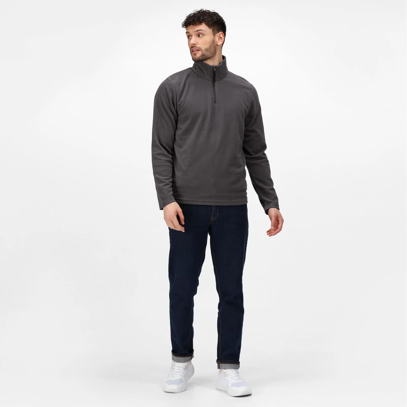 Regatta Professional Mens Micro Zip Pullover Half Zip Fleece