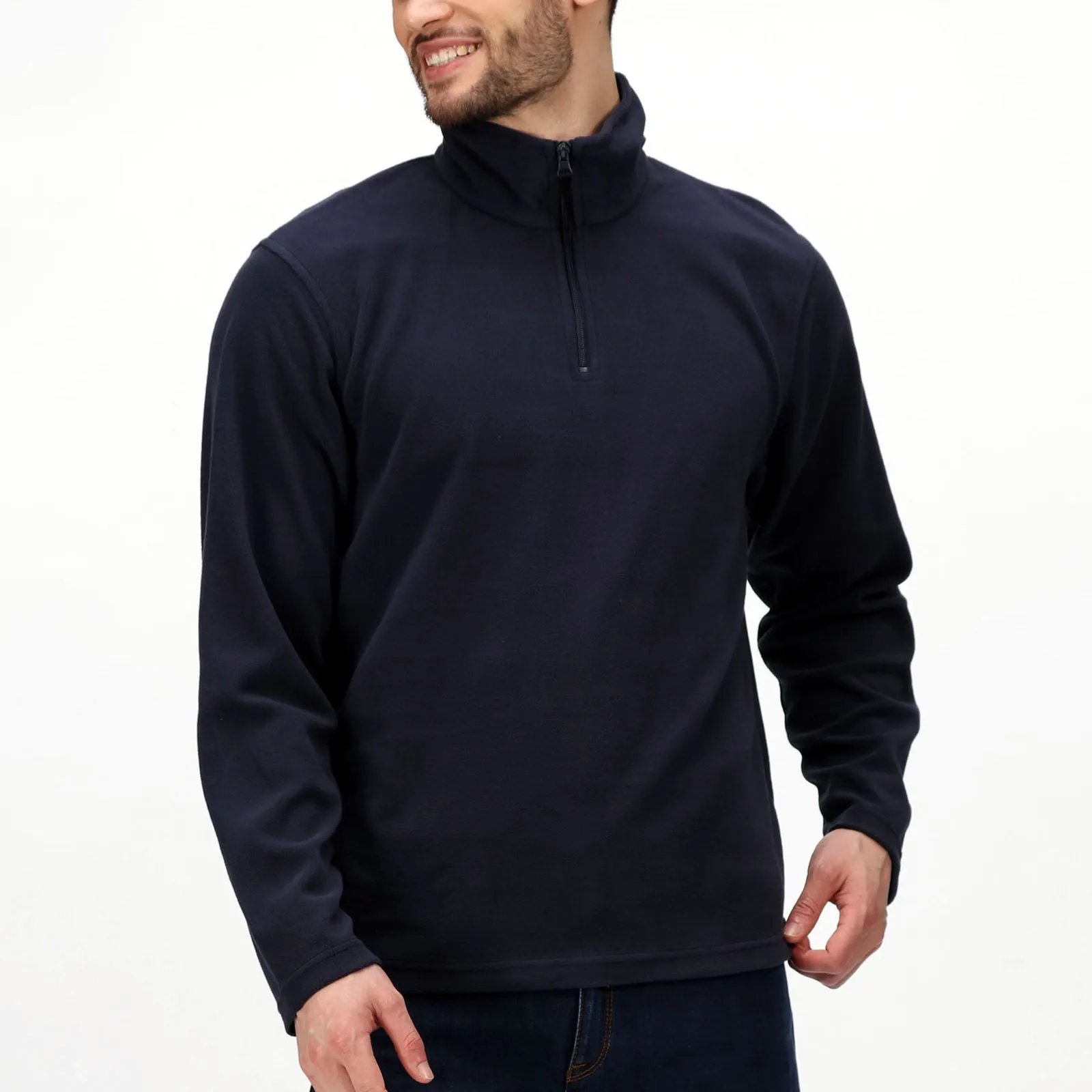 Regatta Professional Mens Micro Zip Pullover Half Zip Fleece