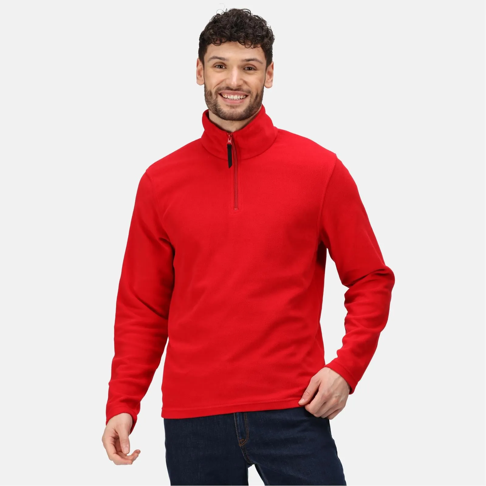 Regatta Professional Mens Micro Zip Pullover Half Zip Fleece