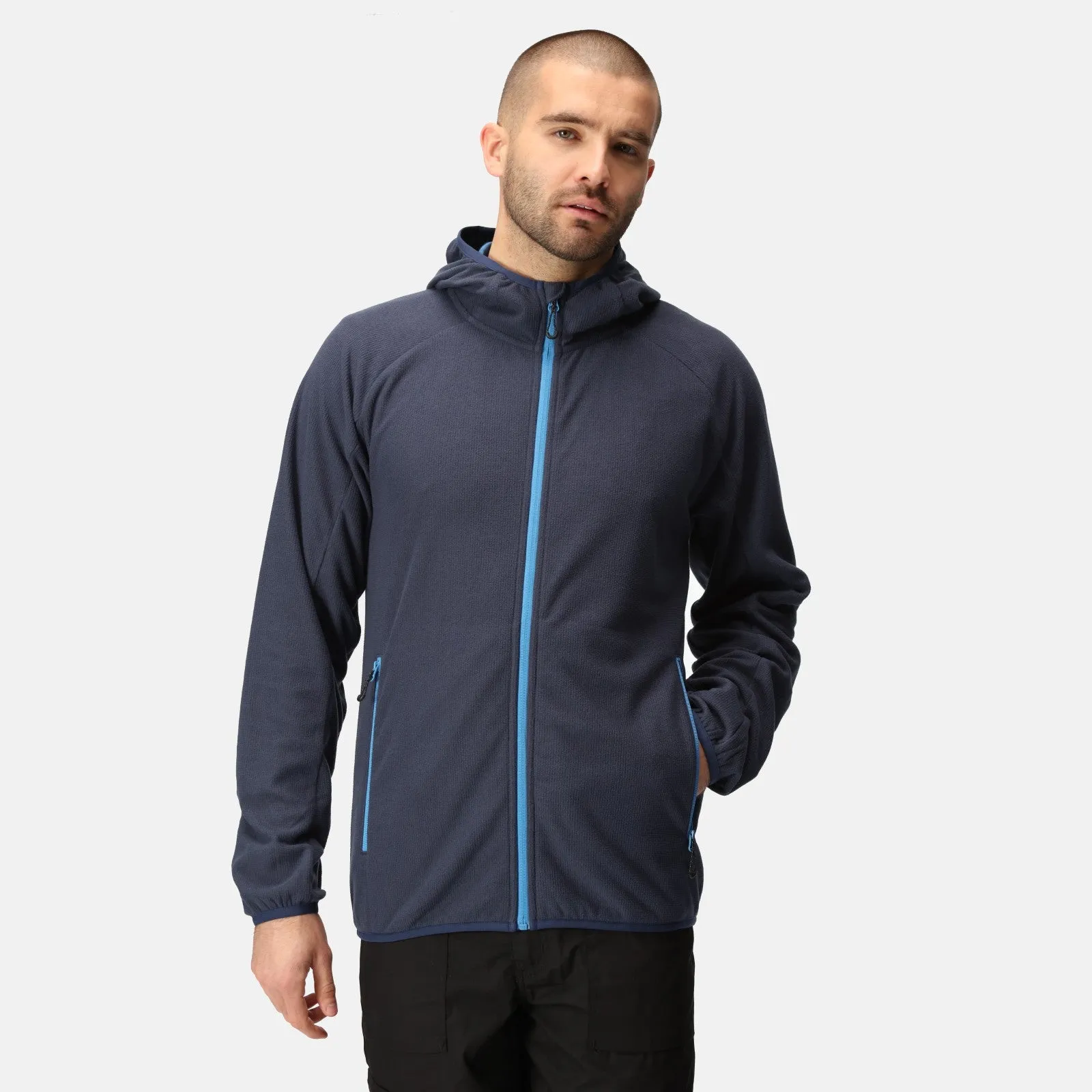 Regatta Professional Mens Navigate Hooded Full Zip Fleece