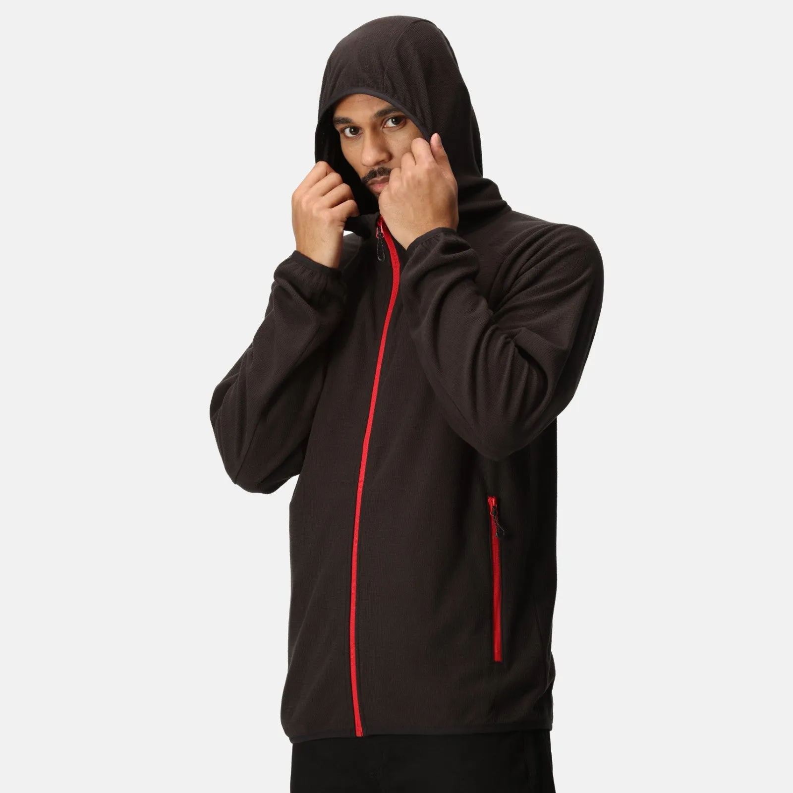 Regatta Professional Mens Navigate Hooded Full Zip Fleece