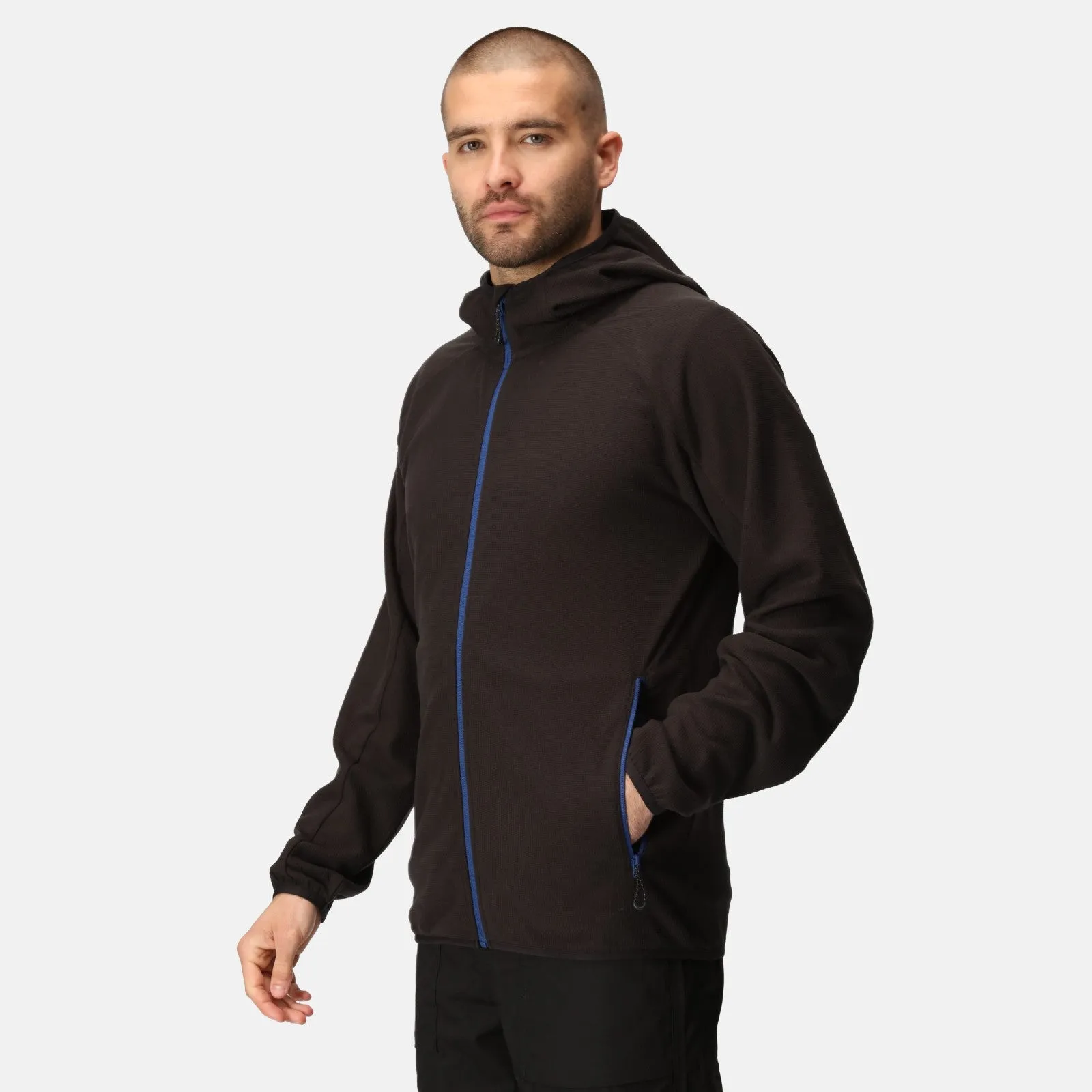 Regatta Professional Mens Navigate Hooded Full Zip Fleece