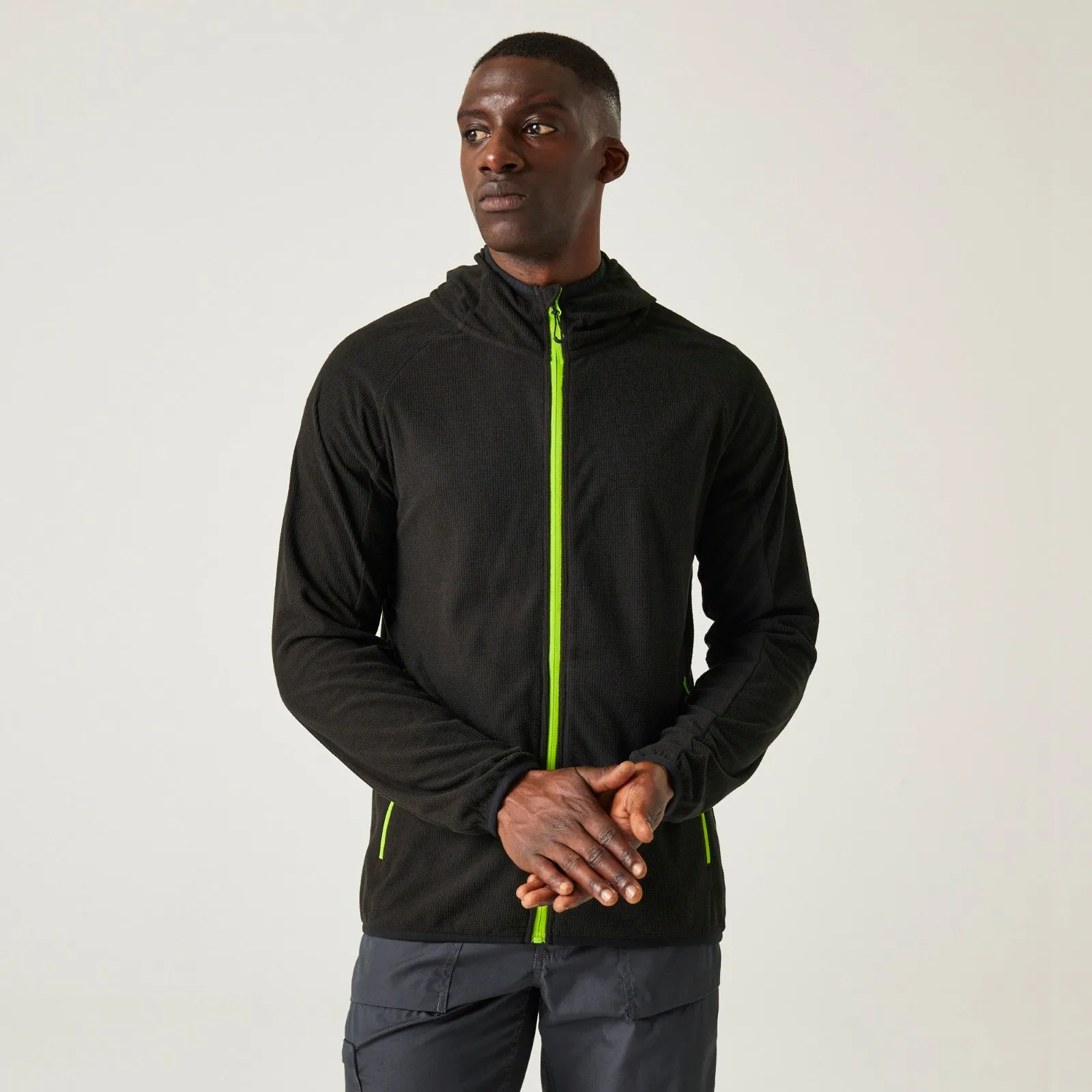 Regatta Professional Mens Navigate Hooded Full Zip Fleece