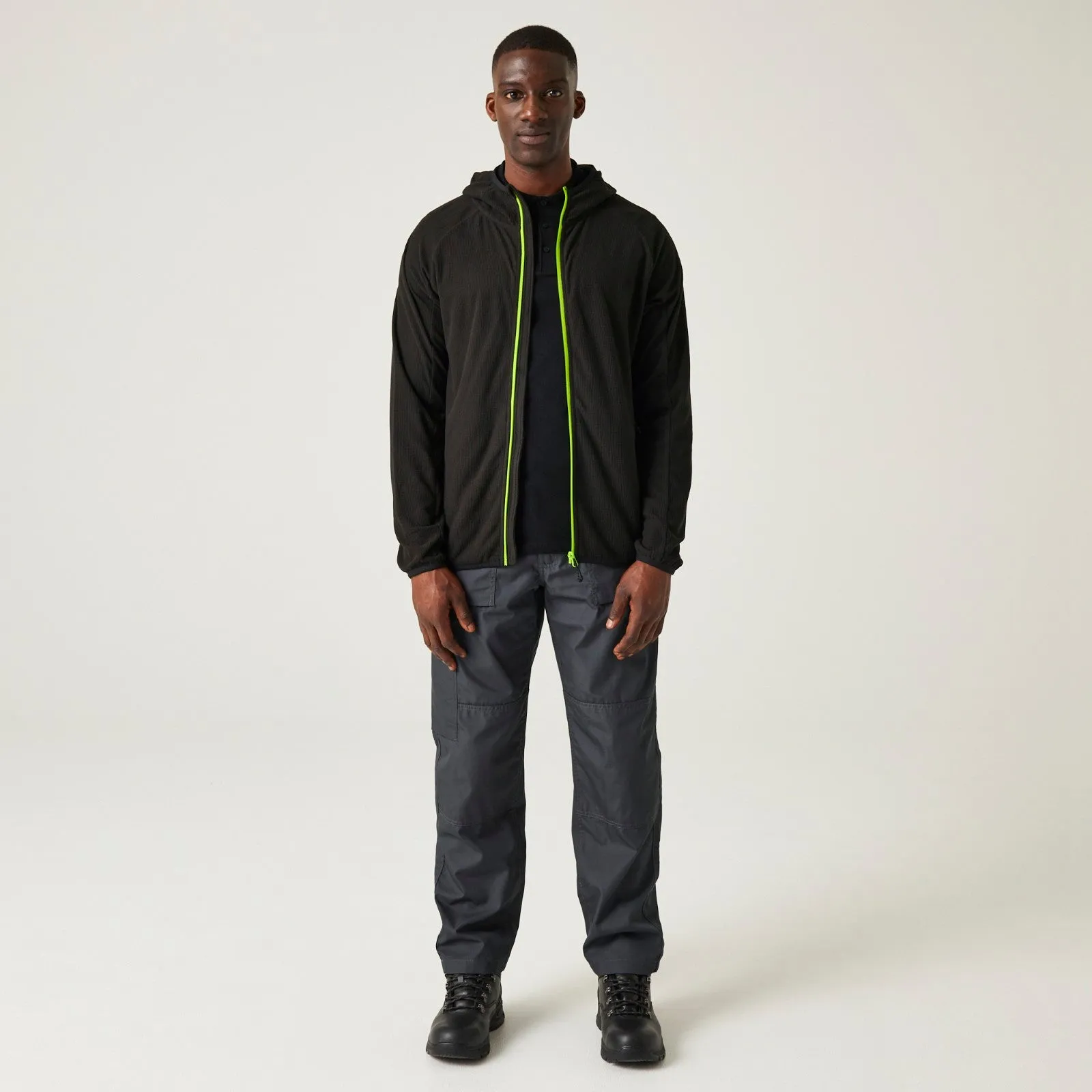Regatta Professional Mens Navigate Hooded Full Zip Fleece