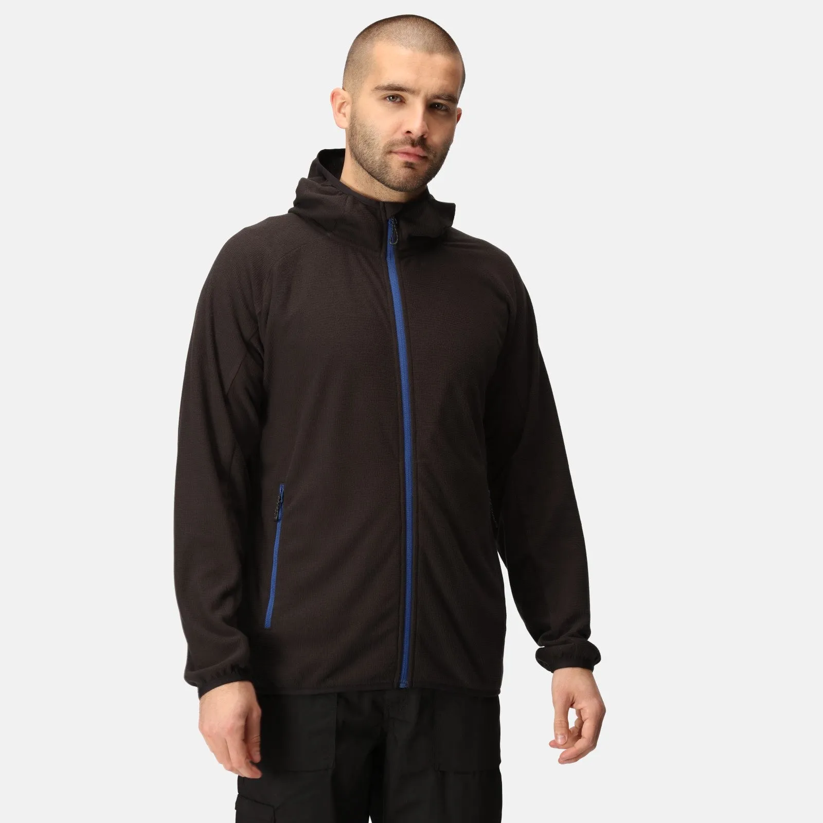 Regatta Professional Mens Navigate Hooded Full Zip Fleece