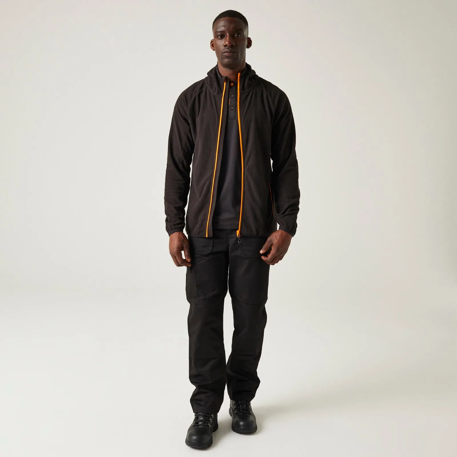 Regatta Professional Mens Navigate Hooded Full Zip Fleece