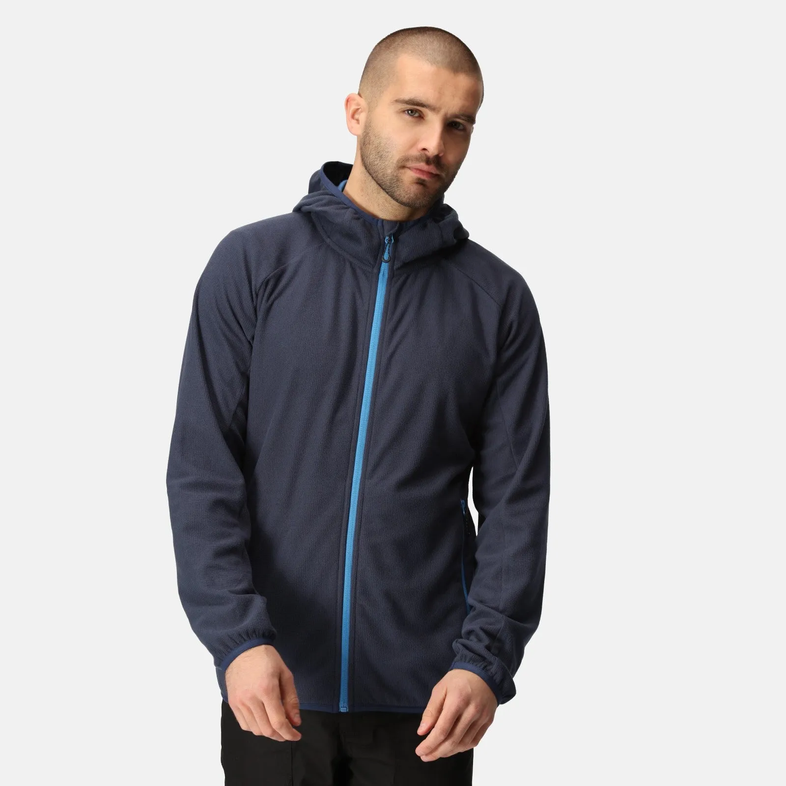 Regatta Professional Mens Navigate Hooded Full Zip Fleece