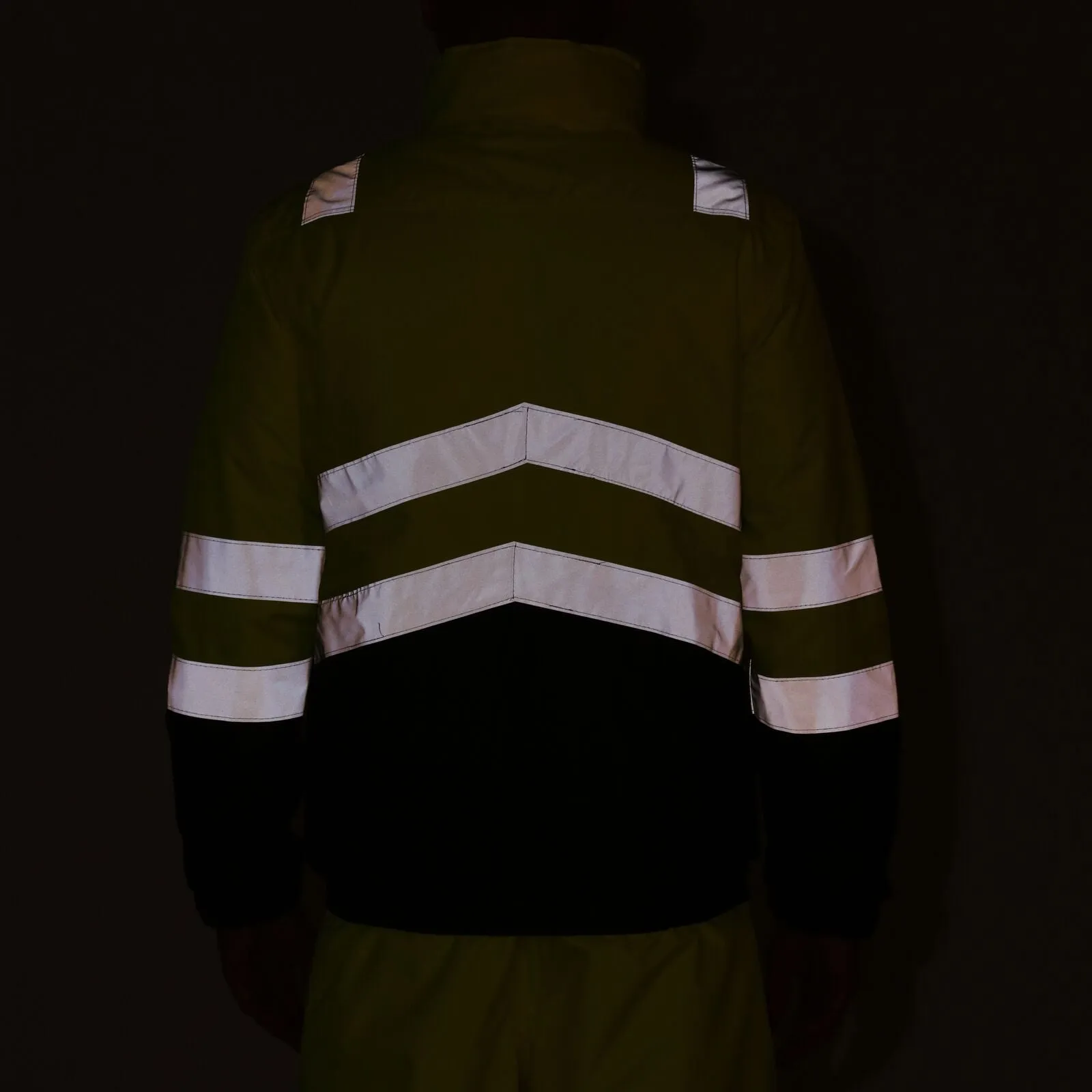 Regatta Professional Mens Pro HI-VIS Two Tone Bomber Jacket