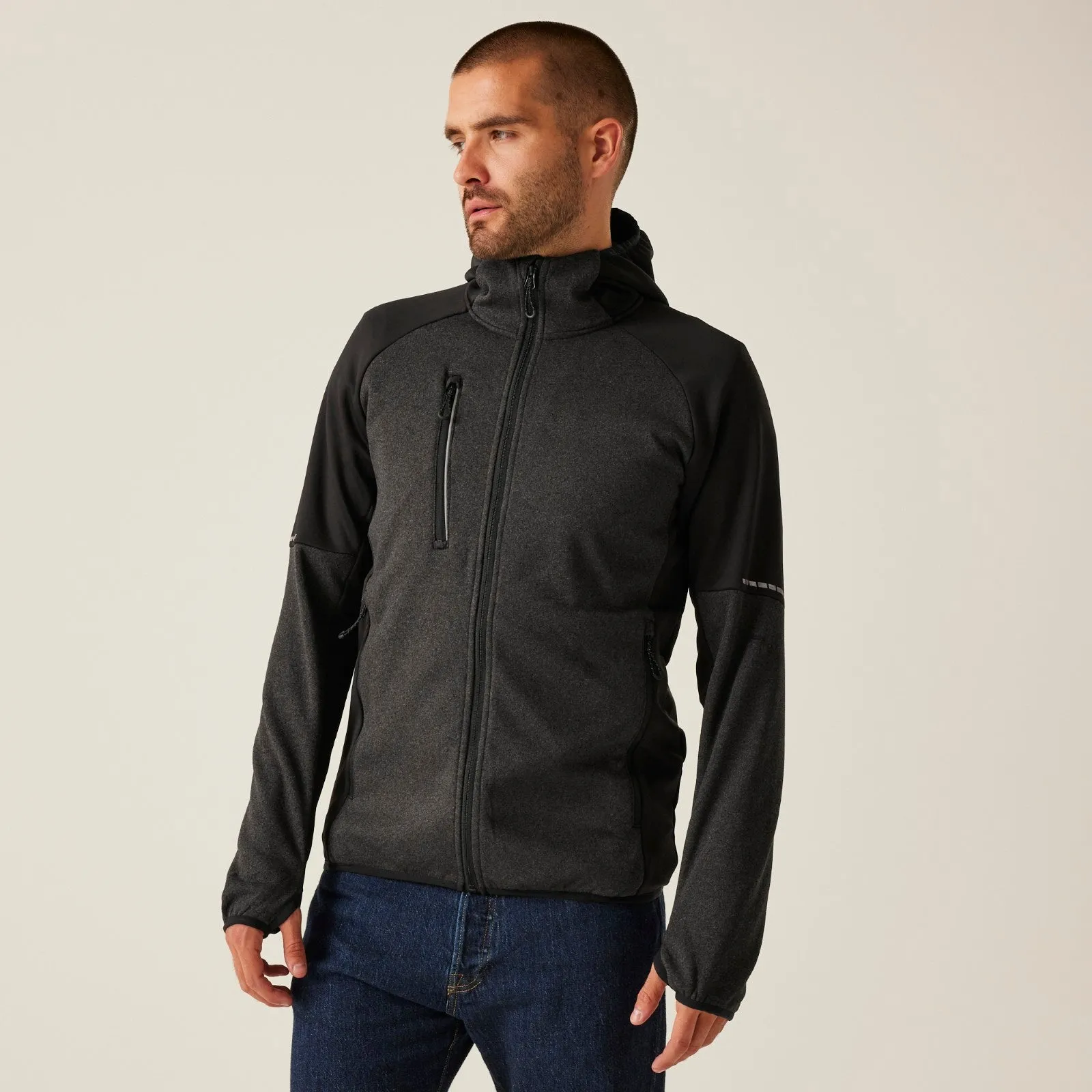 Regatta Professional Mens X-Pro Coldspring II Hooded Full Zip Fleece