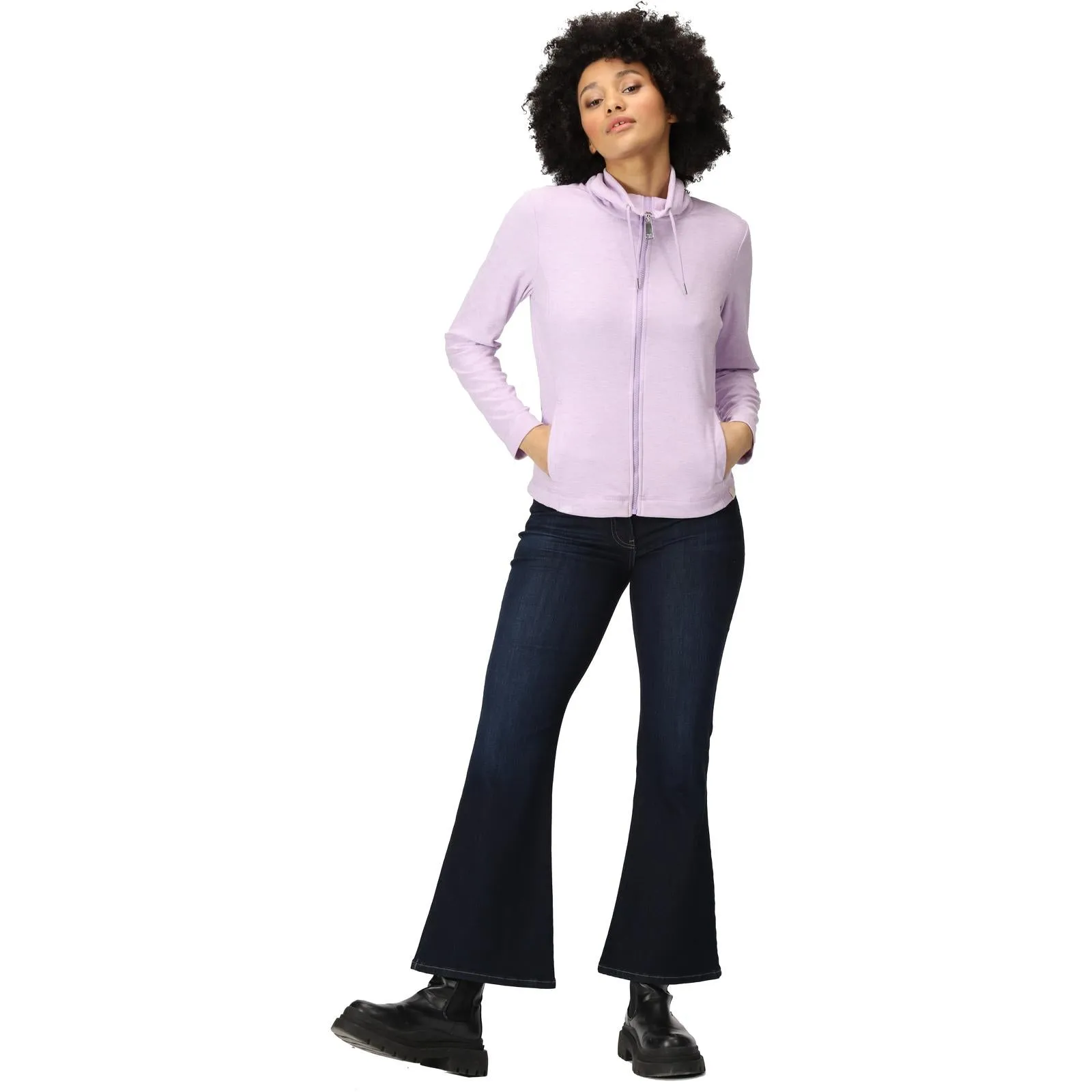Regatta Womens Kizmitt Full Zip Fluffy Fleece Jacket