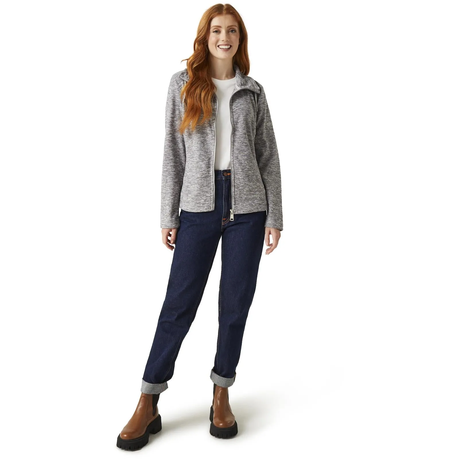 Regatta Womens Kizmitt Full Zip Fluffy Fleece Jacket