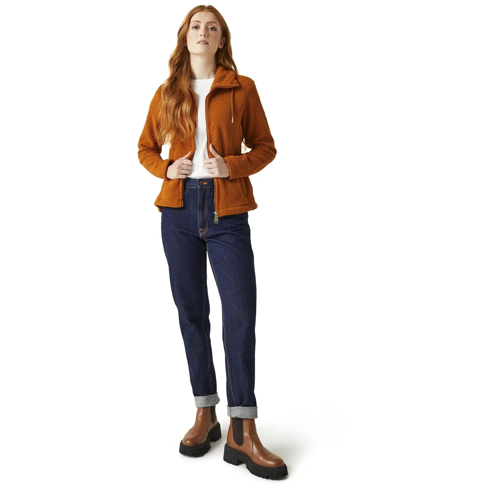 Regatta Womens Kizmitt Full Zip Fluffy Fleece Jacket