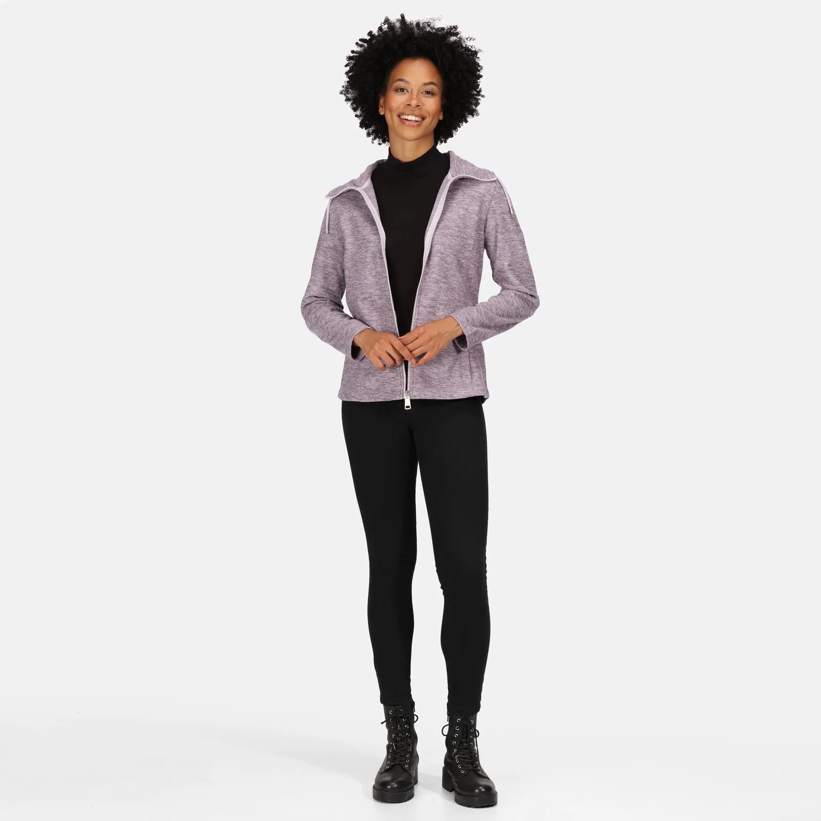 Regatta Womens Kizmitt Full Zip Fluffy Fleece Jacket