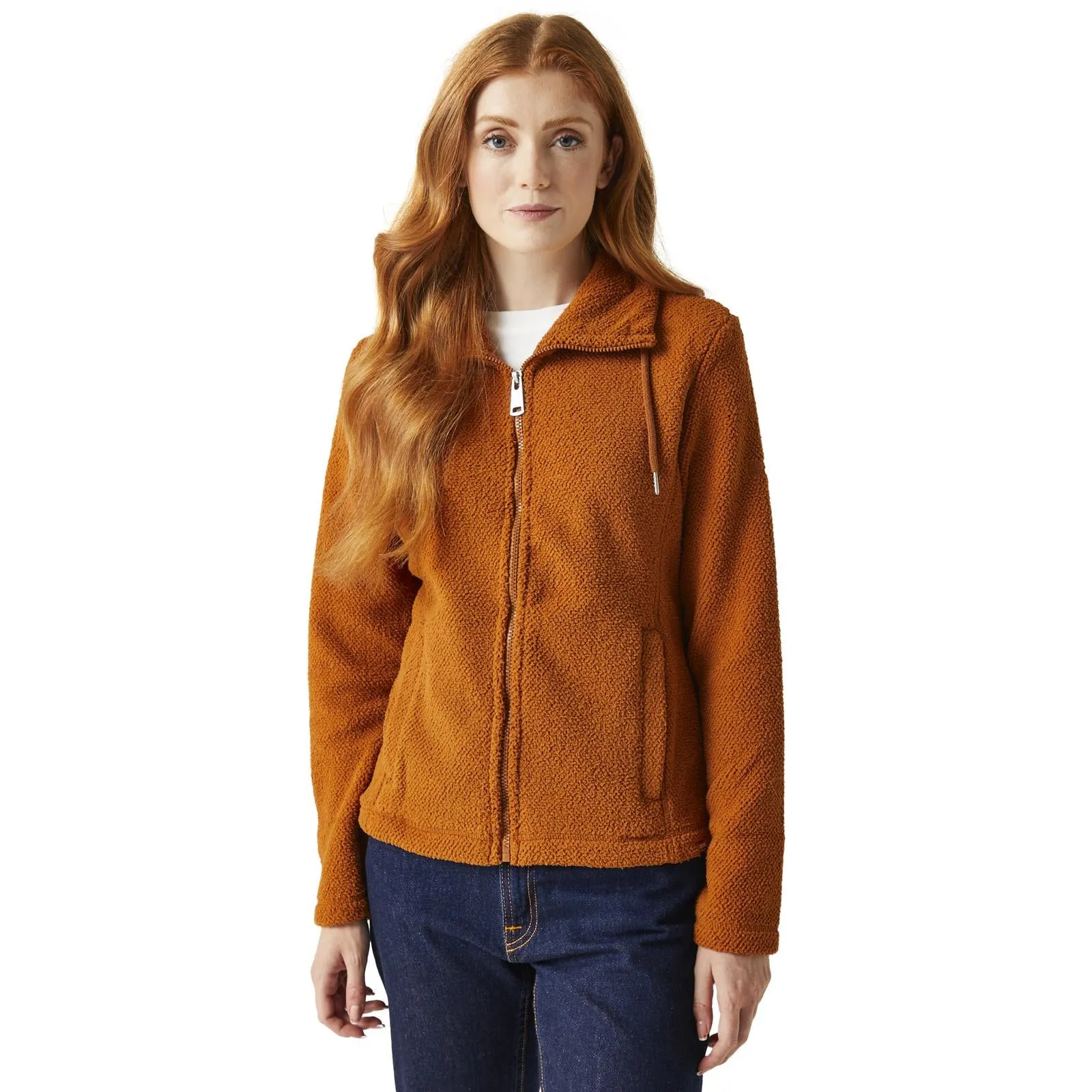 Regatta Womens Kizmitt Full Zip Fluffy Fleece Jacket