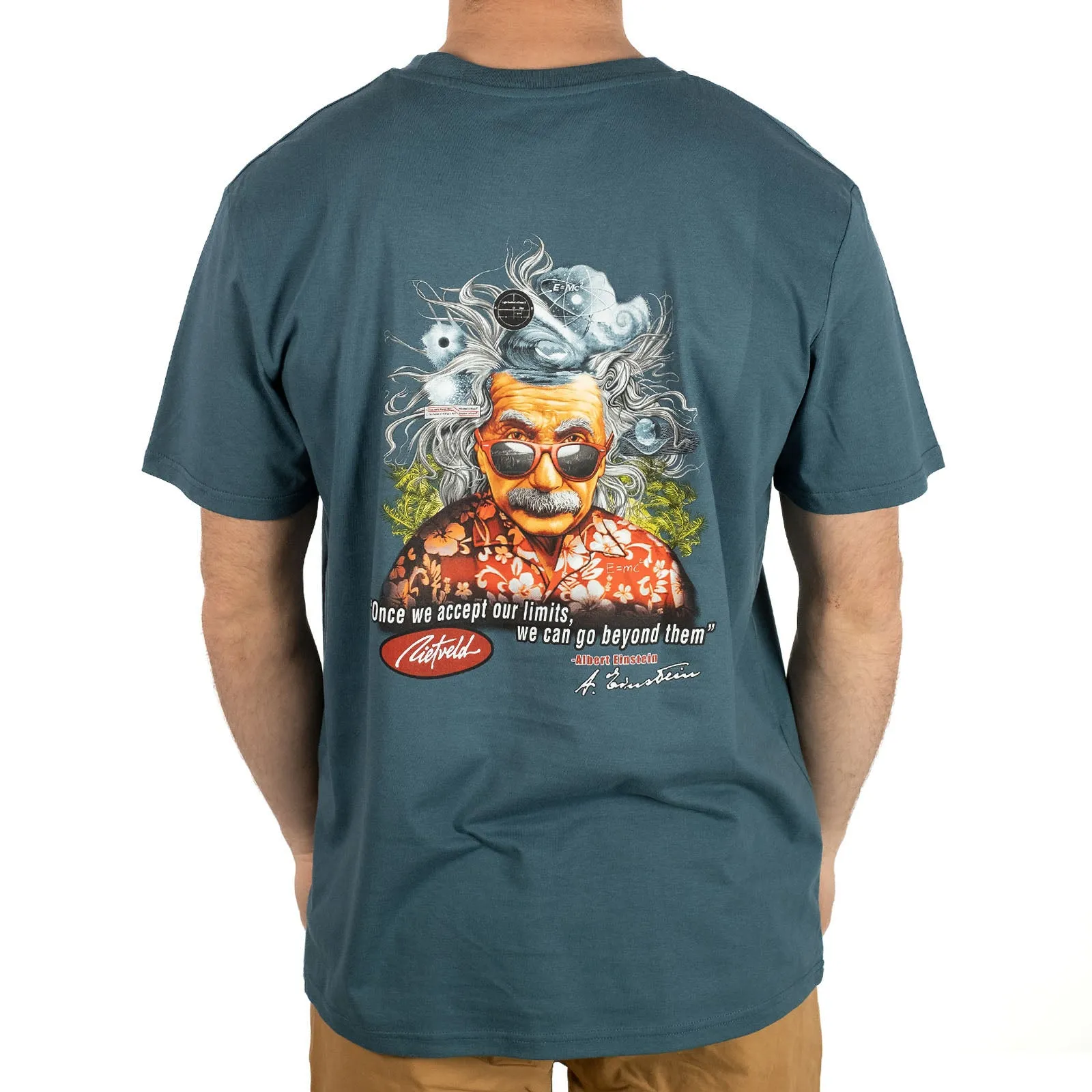 Rietveld Mens Brain Waves Classic Al Einstein Graphic T-Shirt
