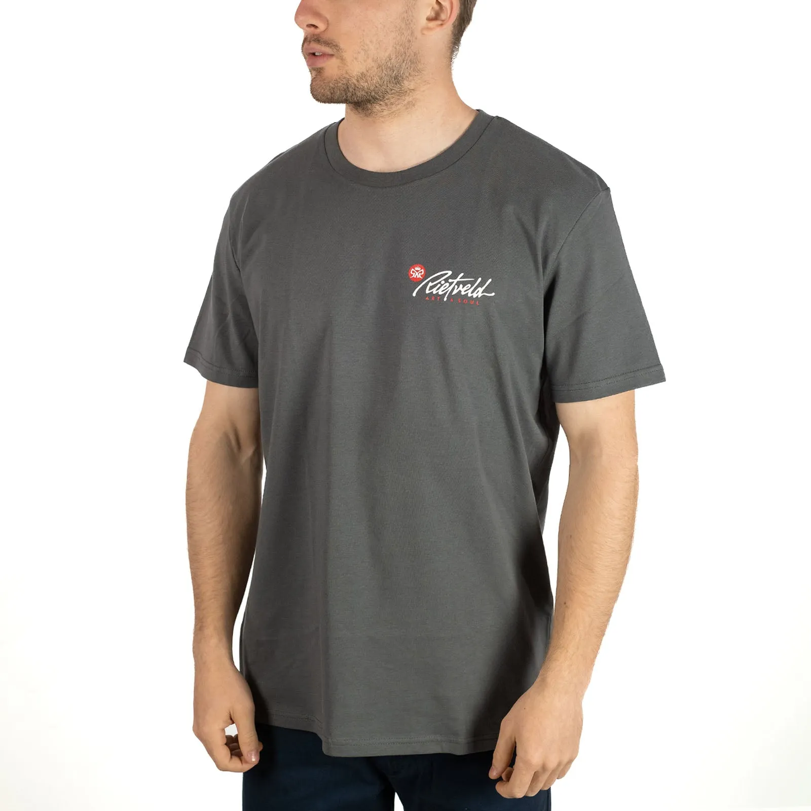 Rietveld Mens Noll VS Neptune Classic Crew Neck T-Shirt
