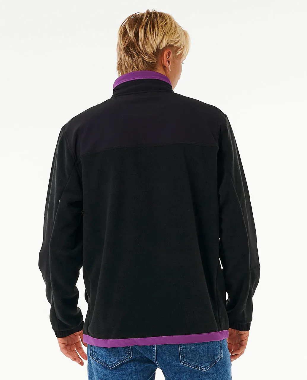 Rip Curl Mens Anti Series Quality Surf Products Half Zip Fleece