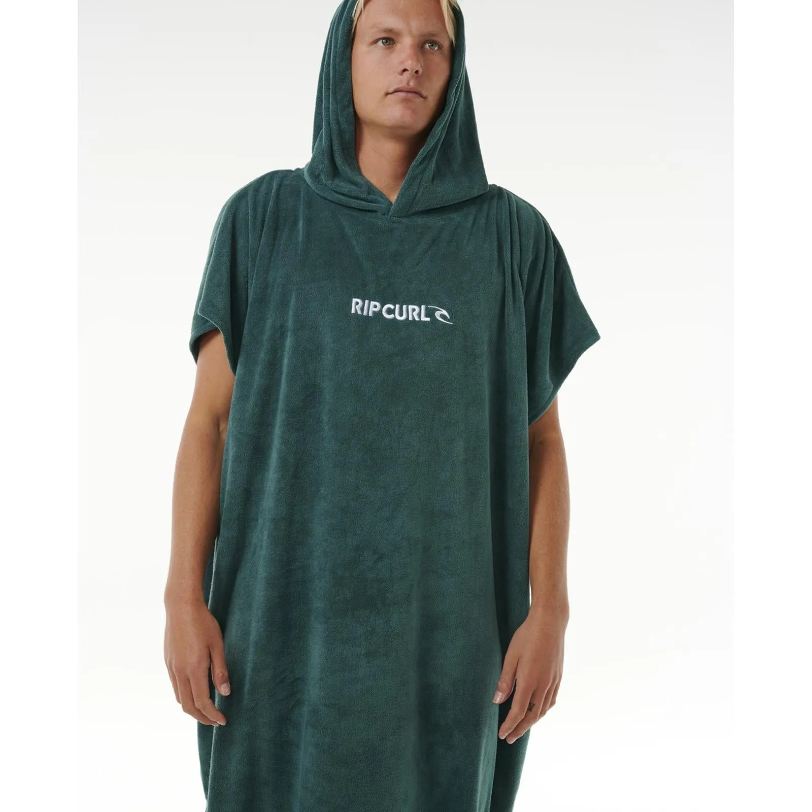 Rip Curl Mens Brand Hooded Towel Poncho
