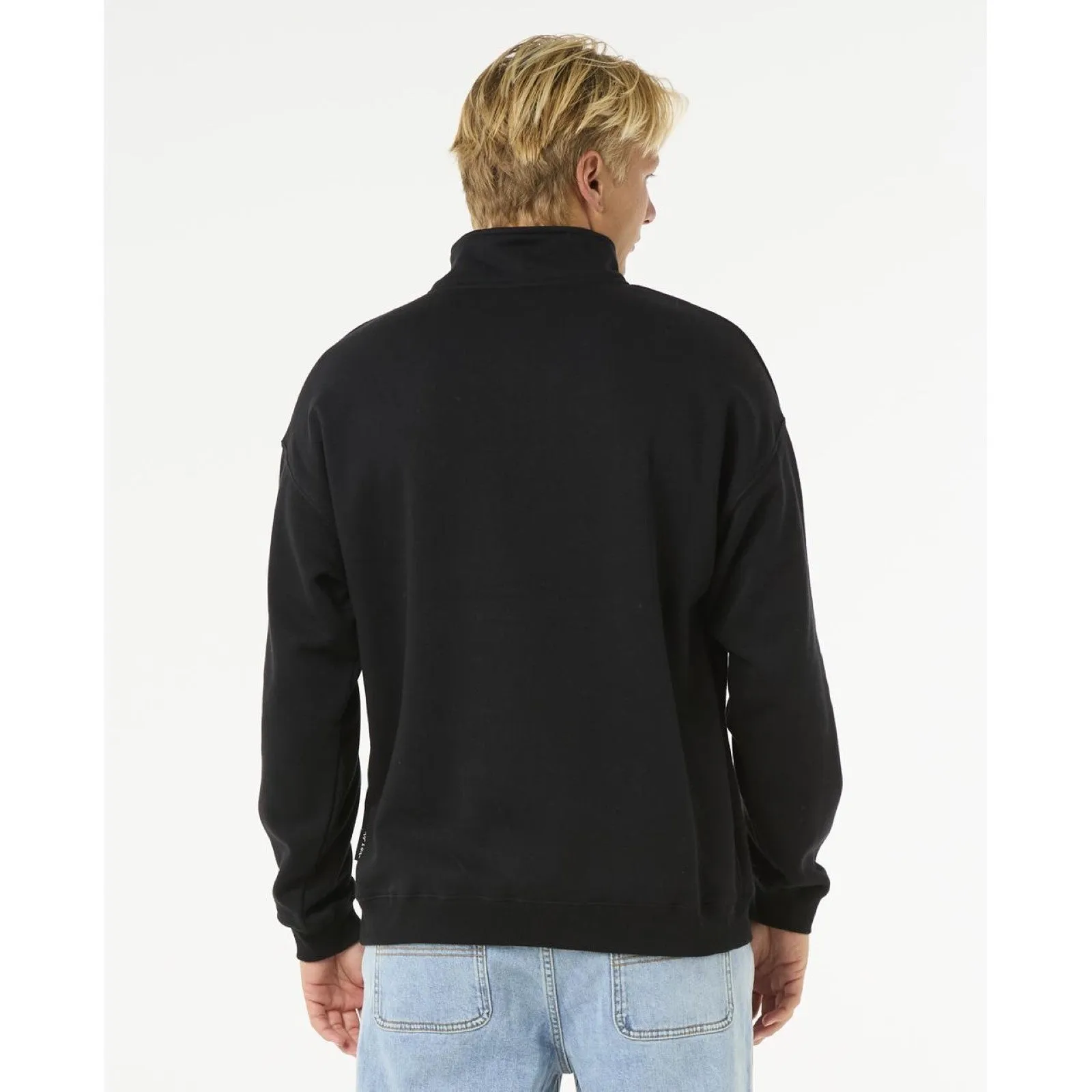 Rip Curl Mens Pill Icon Half Zip Crew Half Zip Fleece