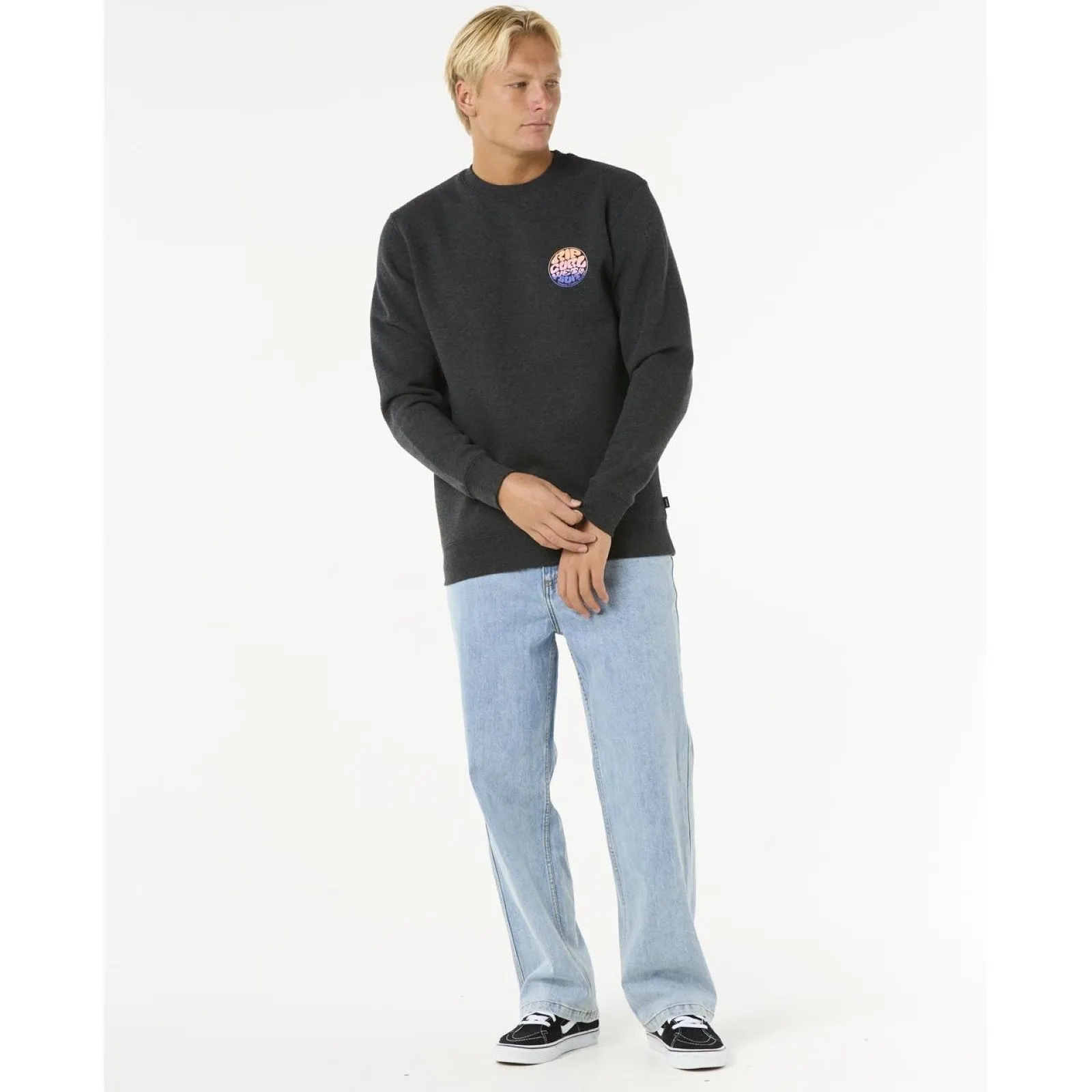 Rip Curl Mens Wetsuit Icon Crew Neck Sweatshirt