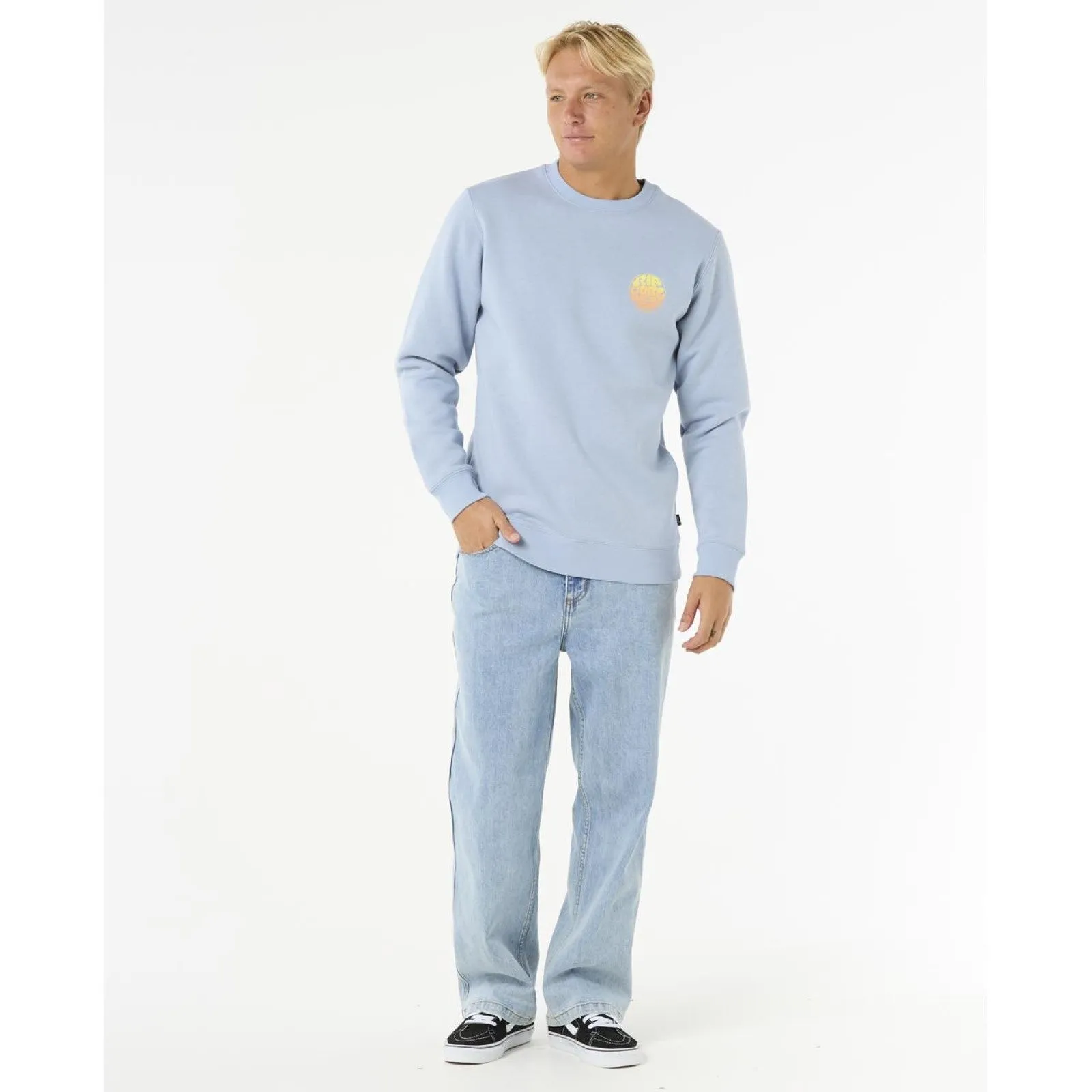 Rip Curl Mens Wetsuit Icon Crew Neck Sweatshirt