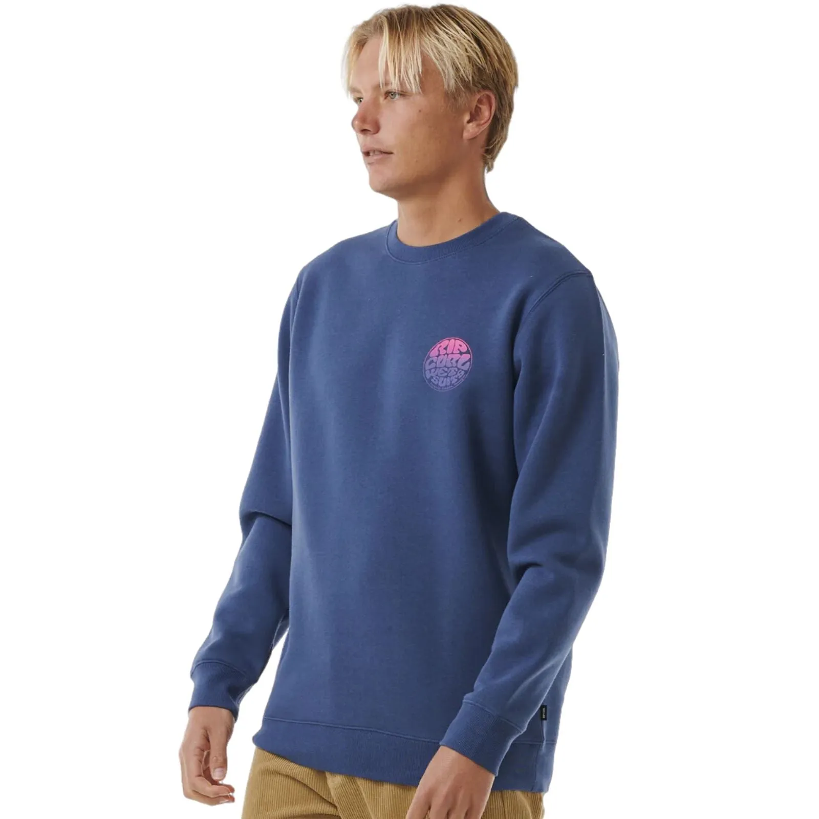 Rip Curl Mens Wetsuit Icon Crew Neck Sweatshirt