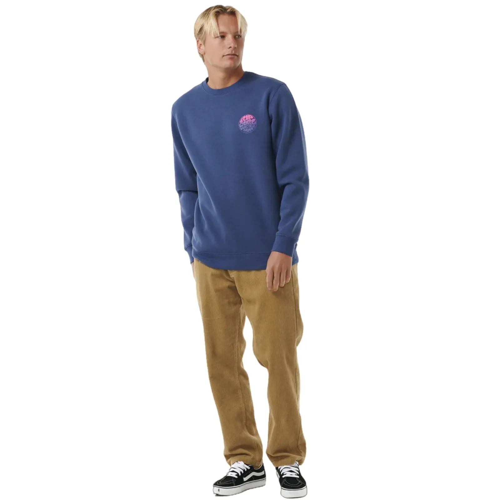 Rip Curl Mens Wetsuit Icon Crew Neck Sweatshirt