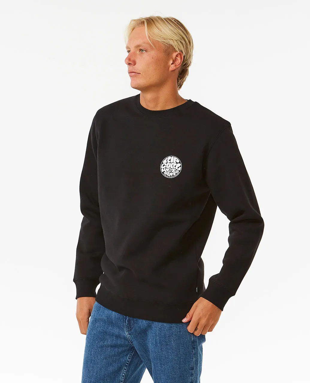 Rip Curl Mens Wetsuit Icon Crew Neck Sweatshirt