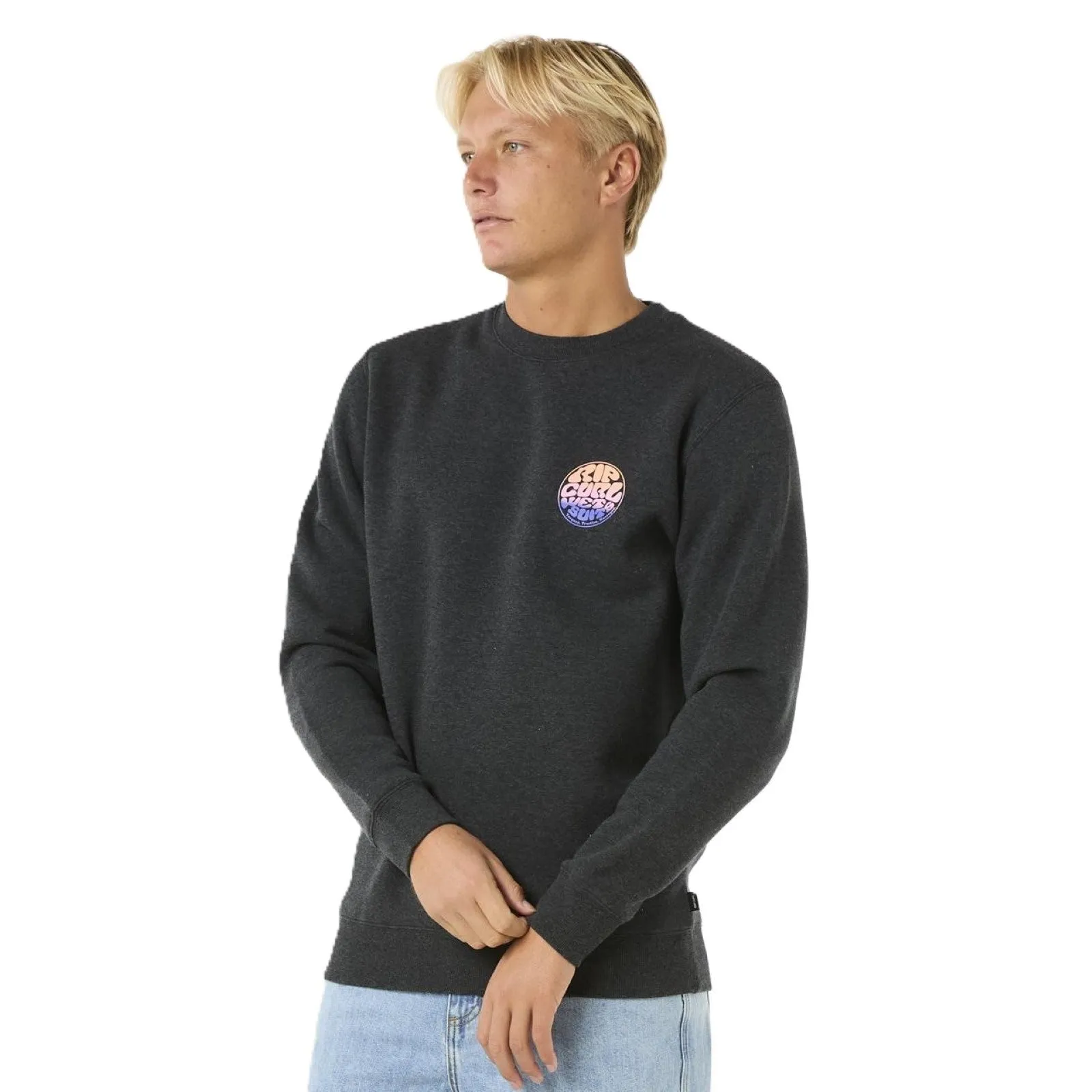 Rip Curl Mens Wetsuit Icon Crew Neck Sweatshirt